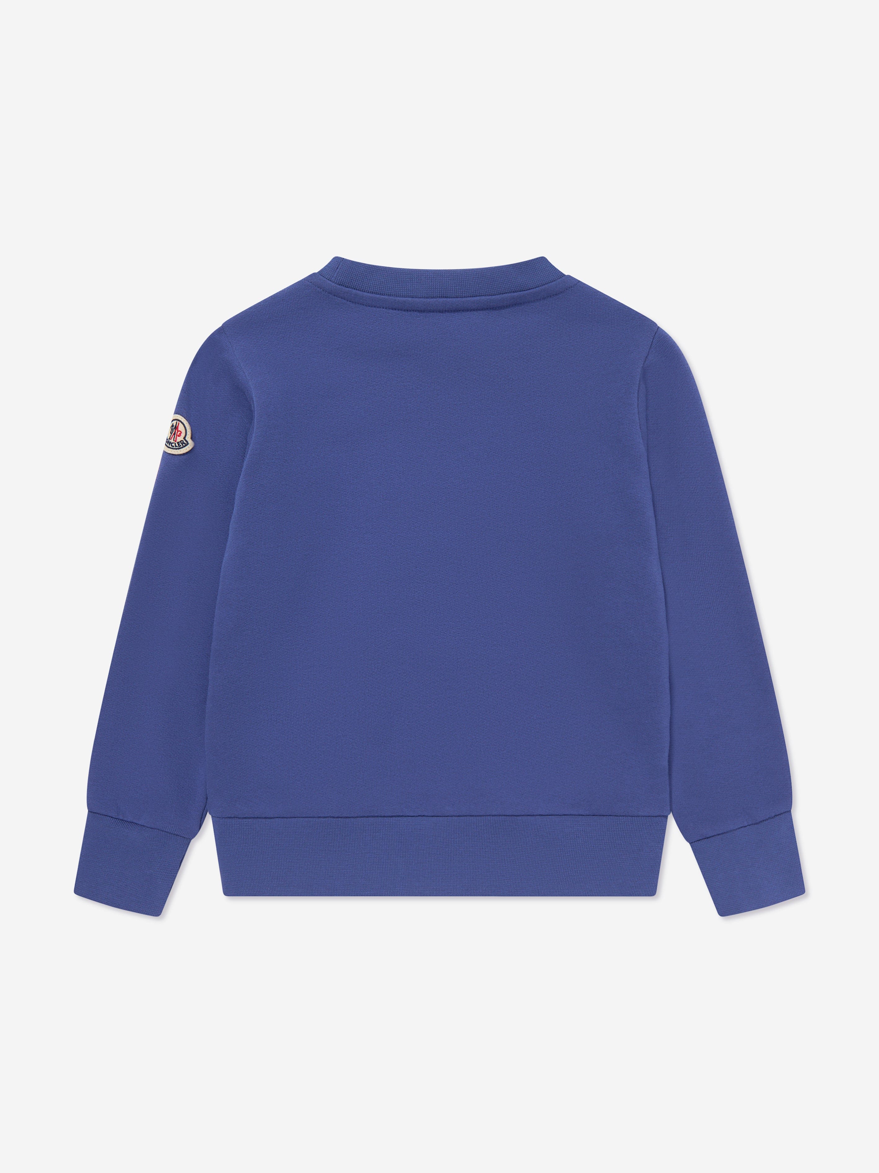 Moncler Enfant Boys Logo Sweatshirt in Blue