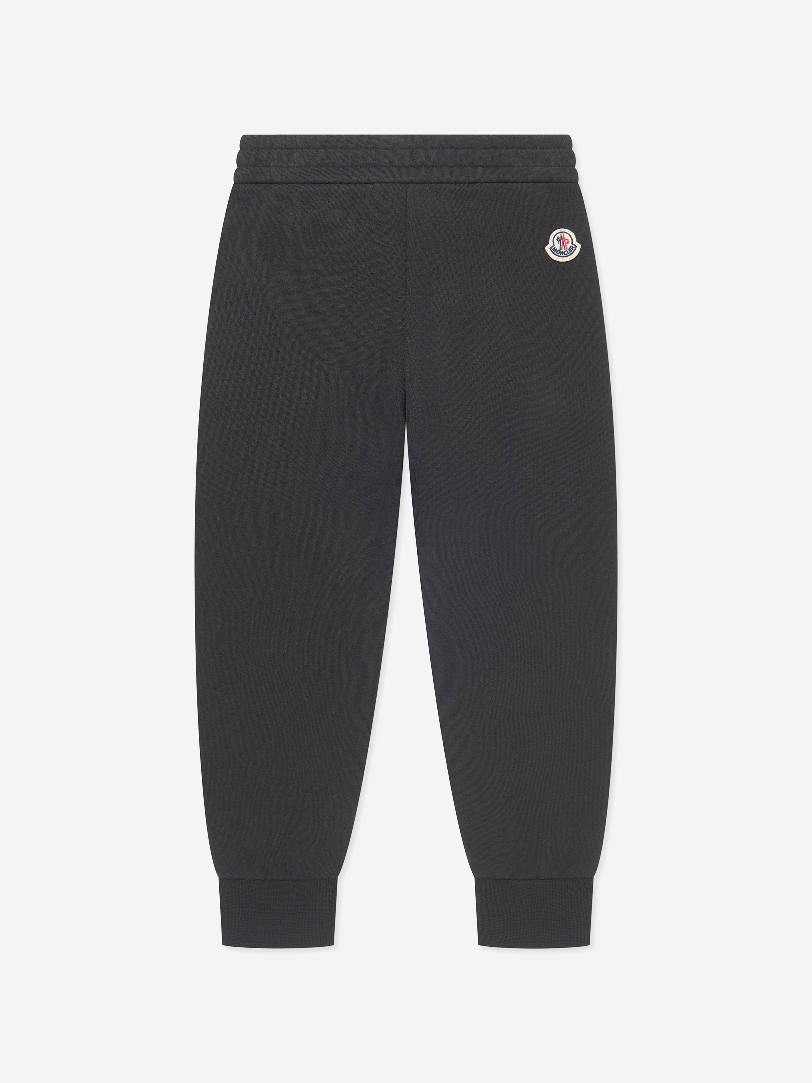 Moncler Enfant Boys Logo Joggers in Black