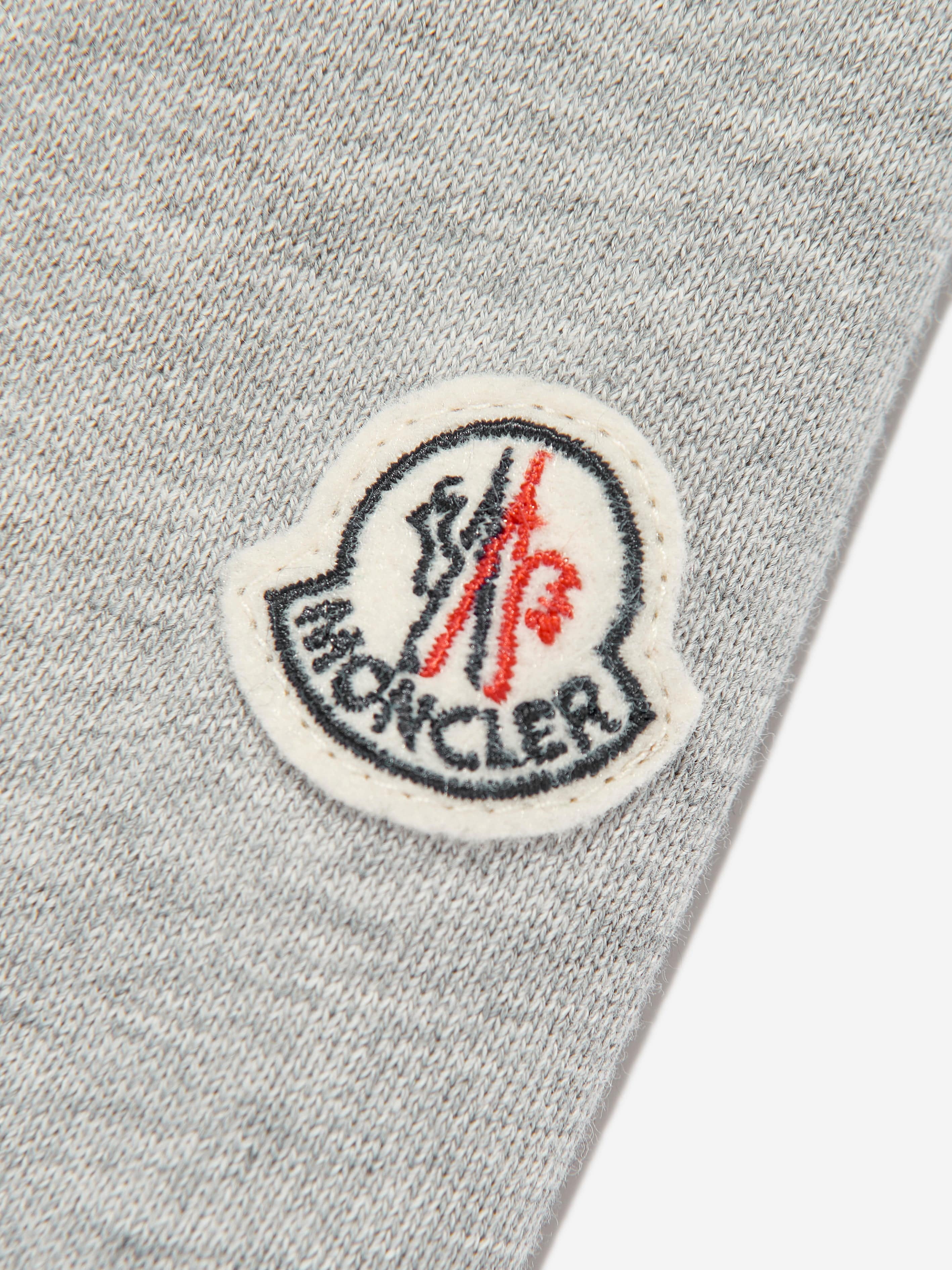 Moncler Enfant Girls Logo Sweater Dress in Grey