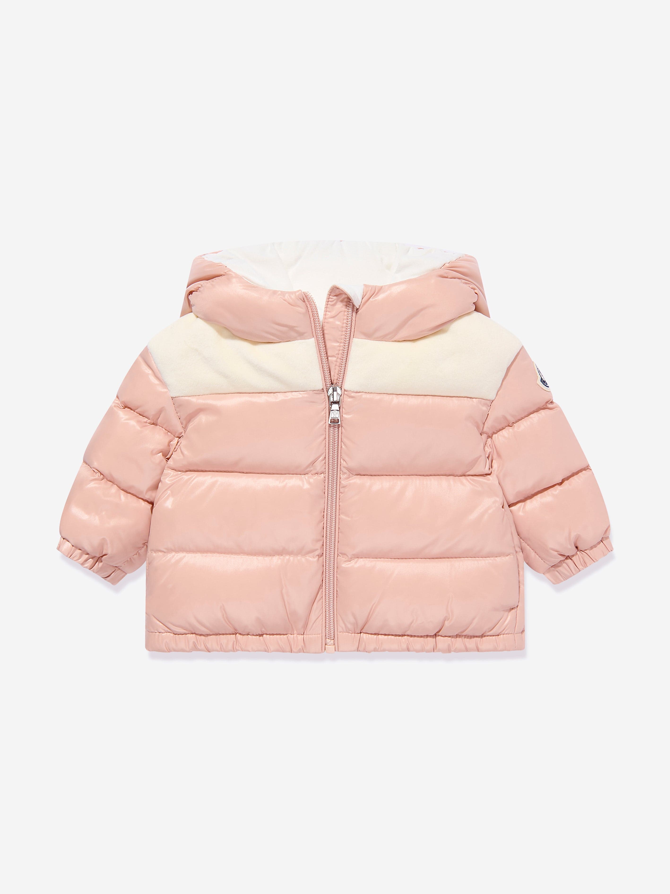 Moncler Enfant Baby Girls Down Padded Lakisha Jacket in Pink