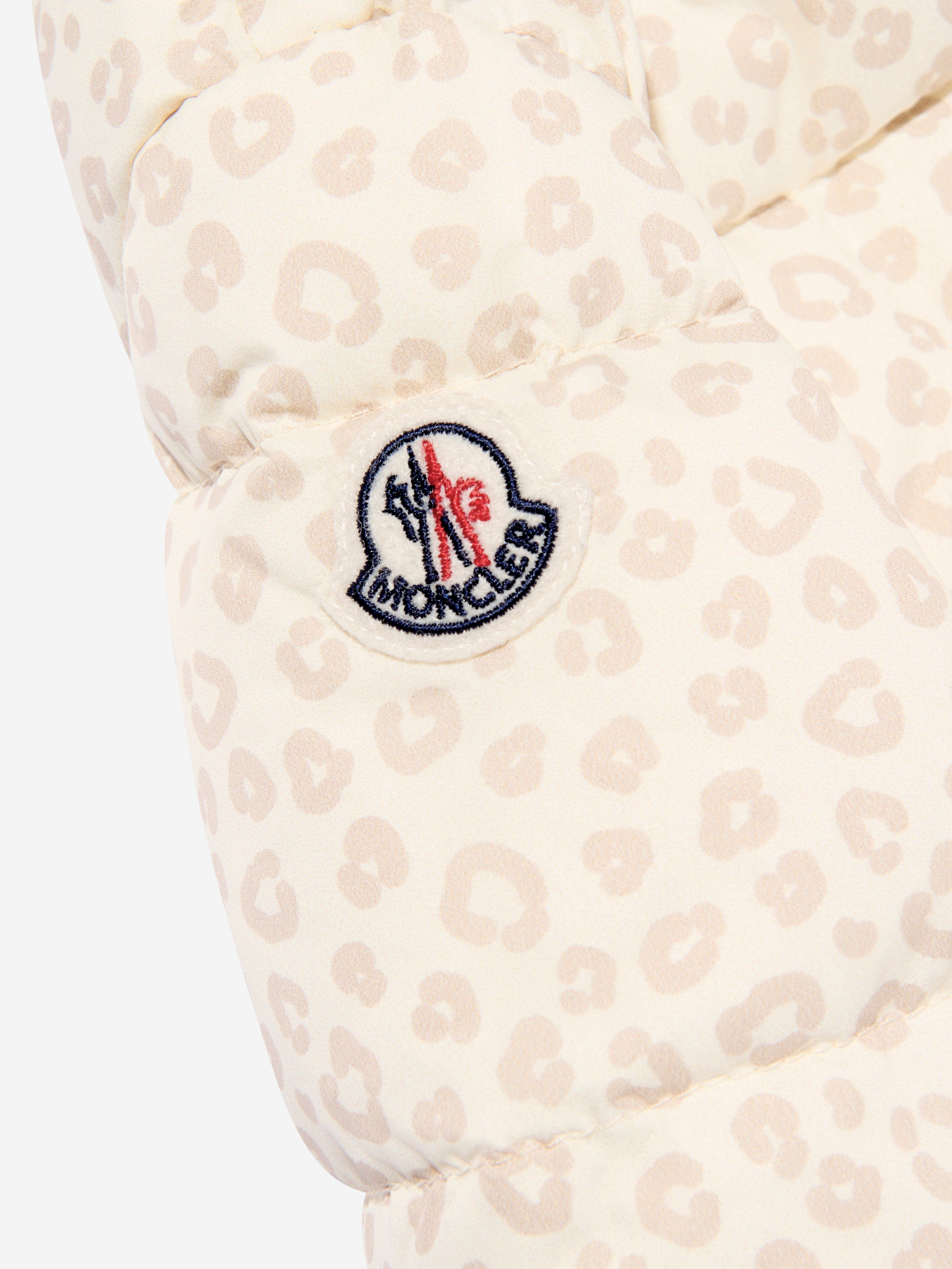 Moncler Enfant Baby Girls Down Padded Tessa Jacket in Beige