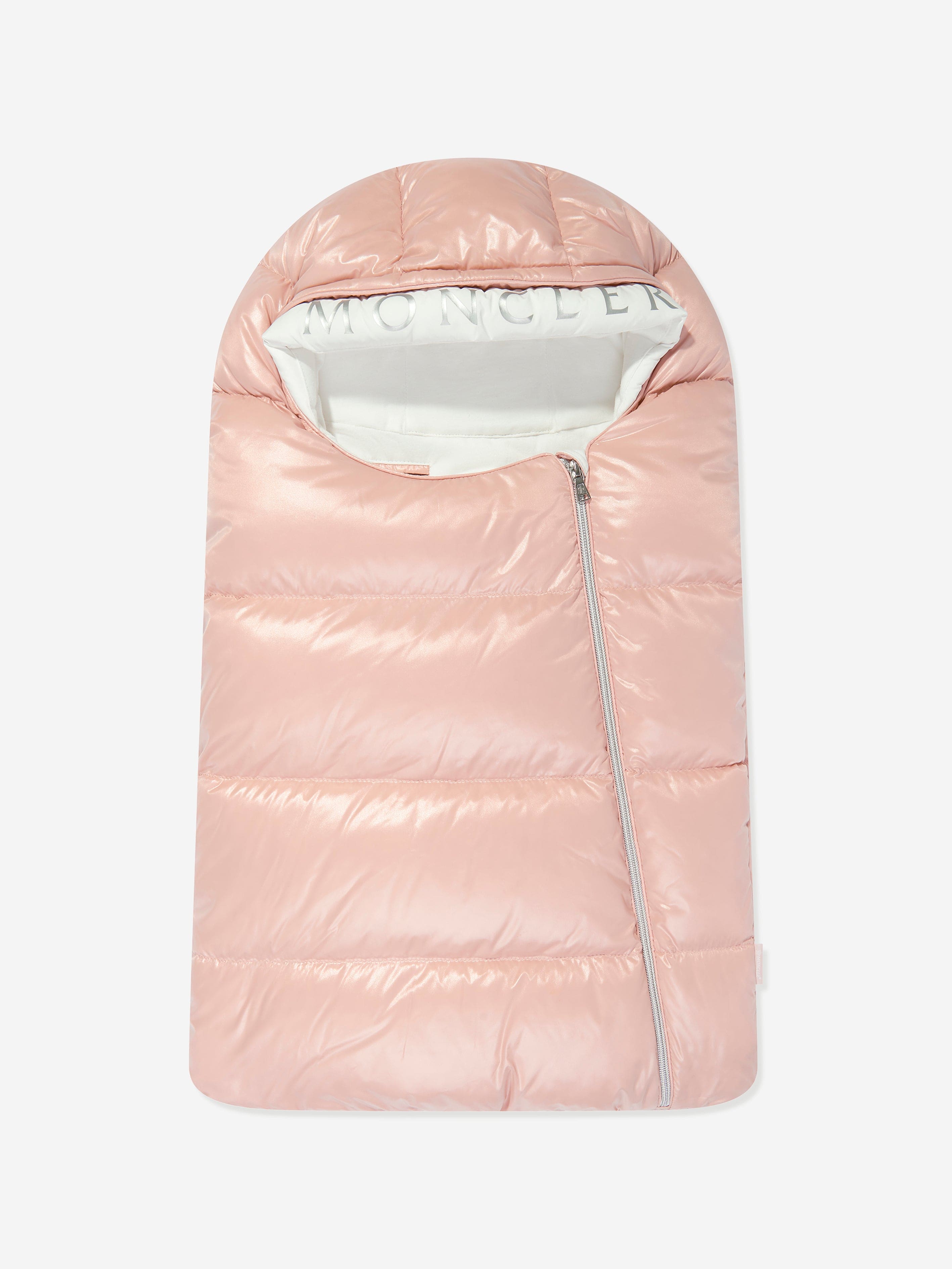 Moncler Enfant Baby Girls Down Padded Nest in Pink