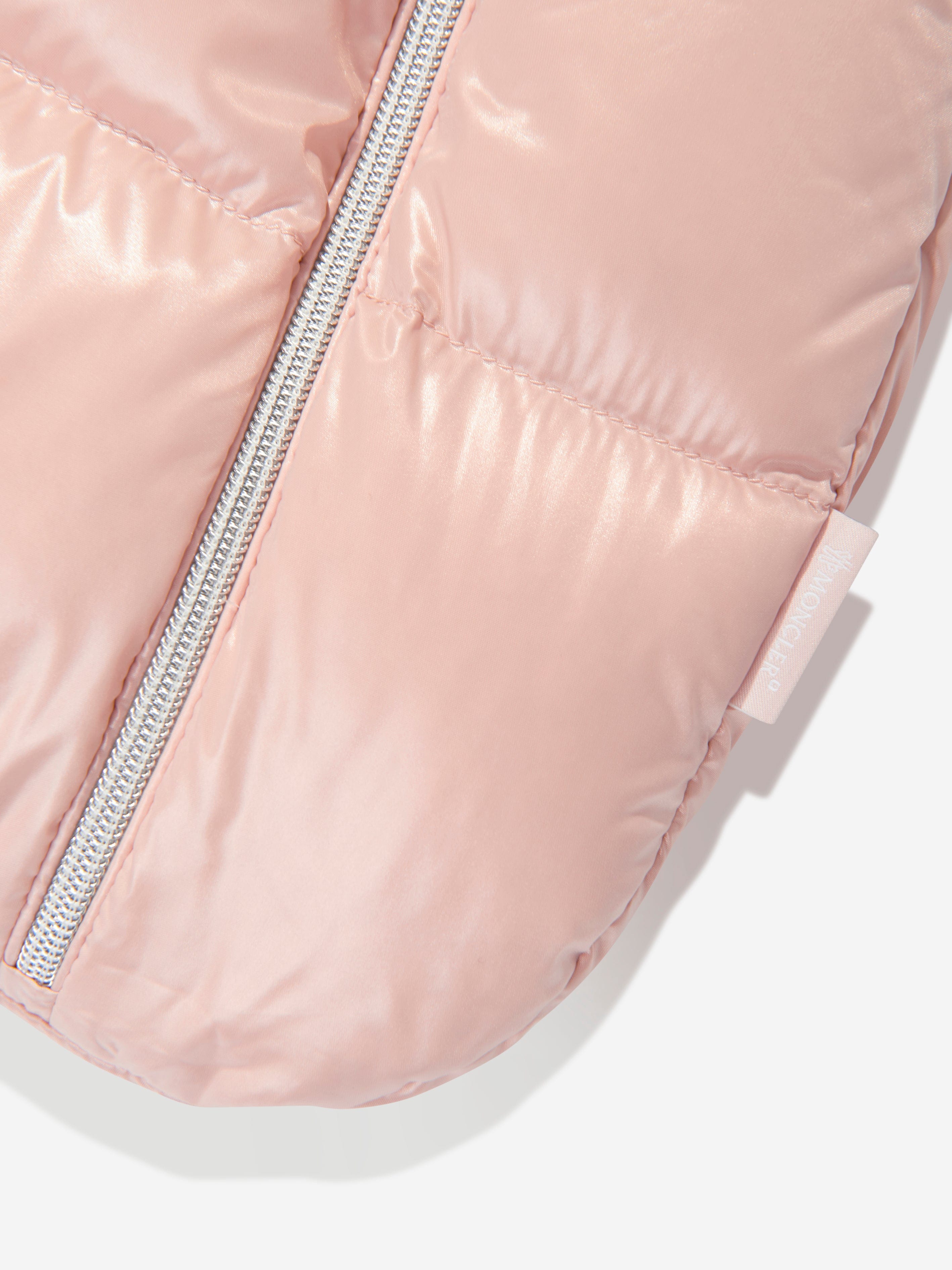 Moncler Enfant Baby Girls Down Padded Nest in Pink