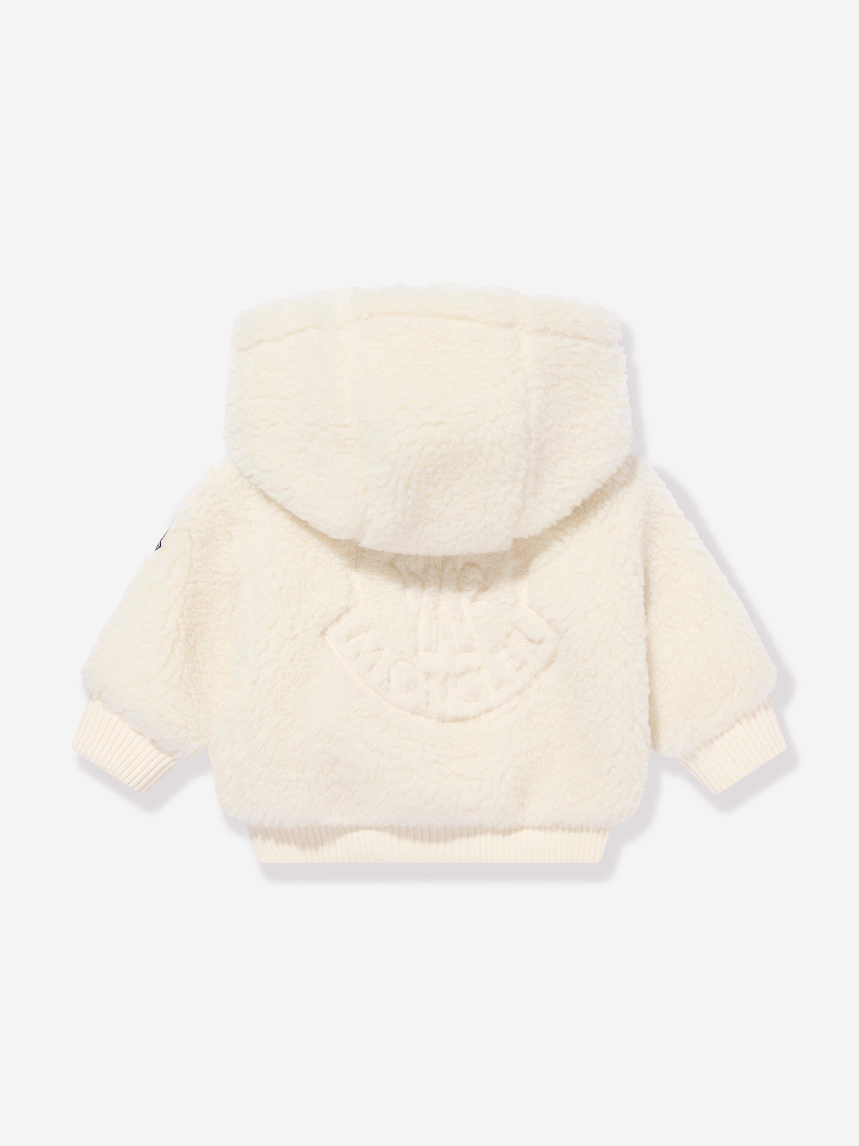 Moncler Enfant Baby Boys Zip Up Top in Ivory