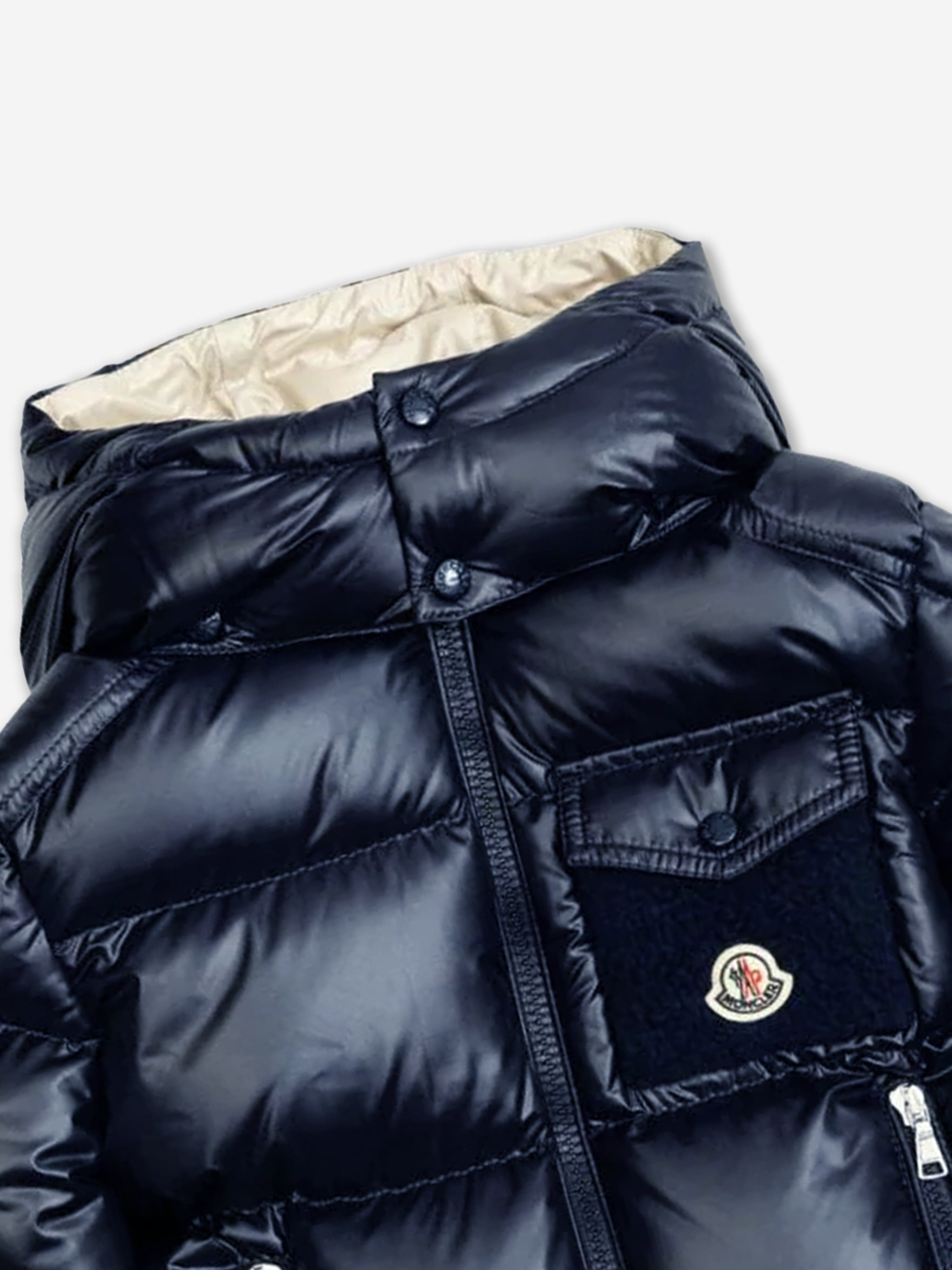 Boys Down Padded Yule Jacket in Navy