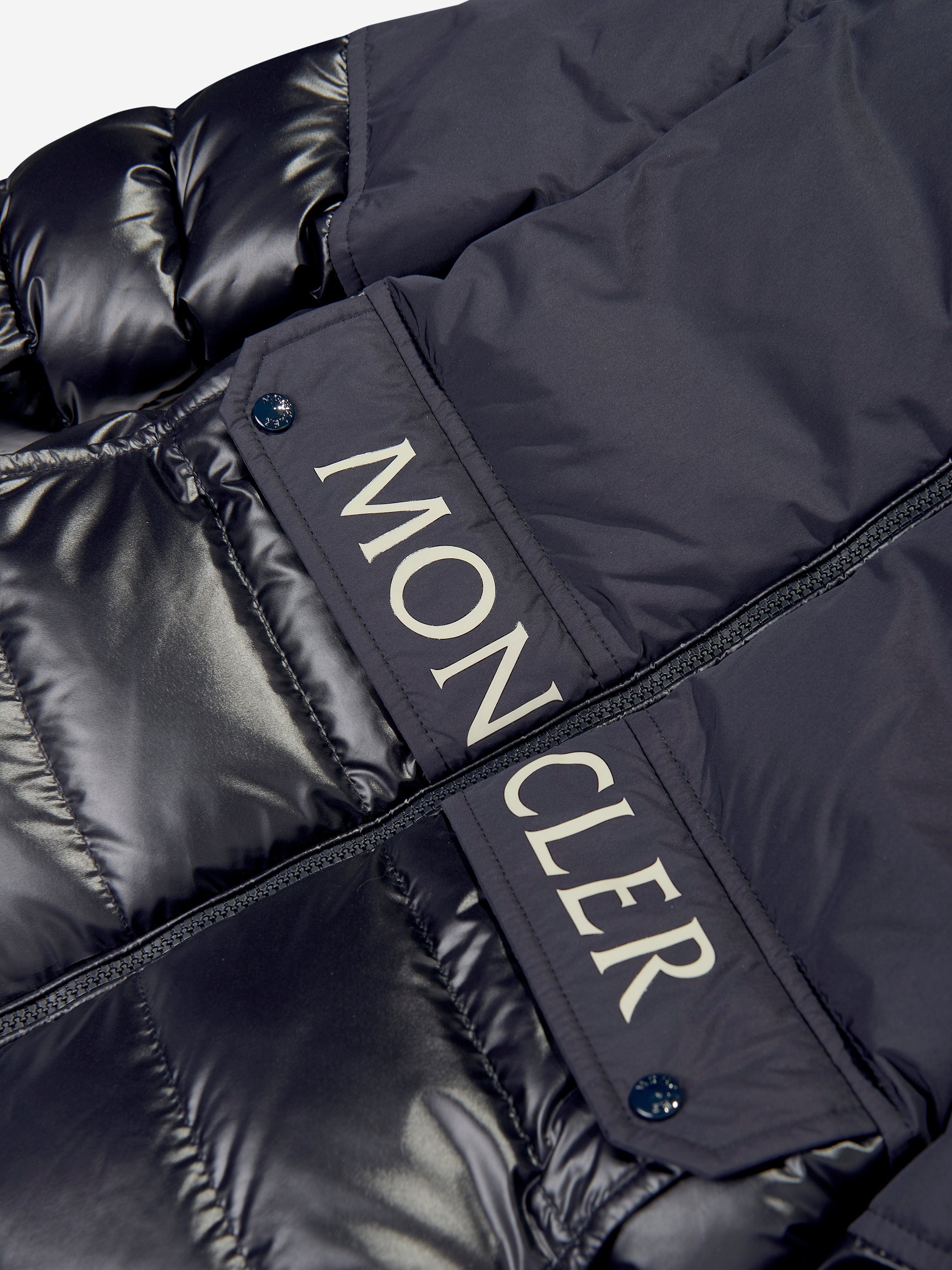 Moncler Enfant Boys Down Padded Andres Jacket in Navy