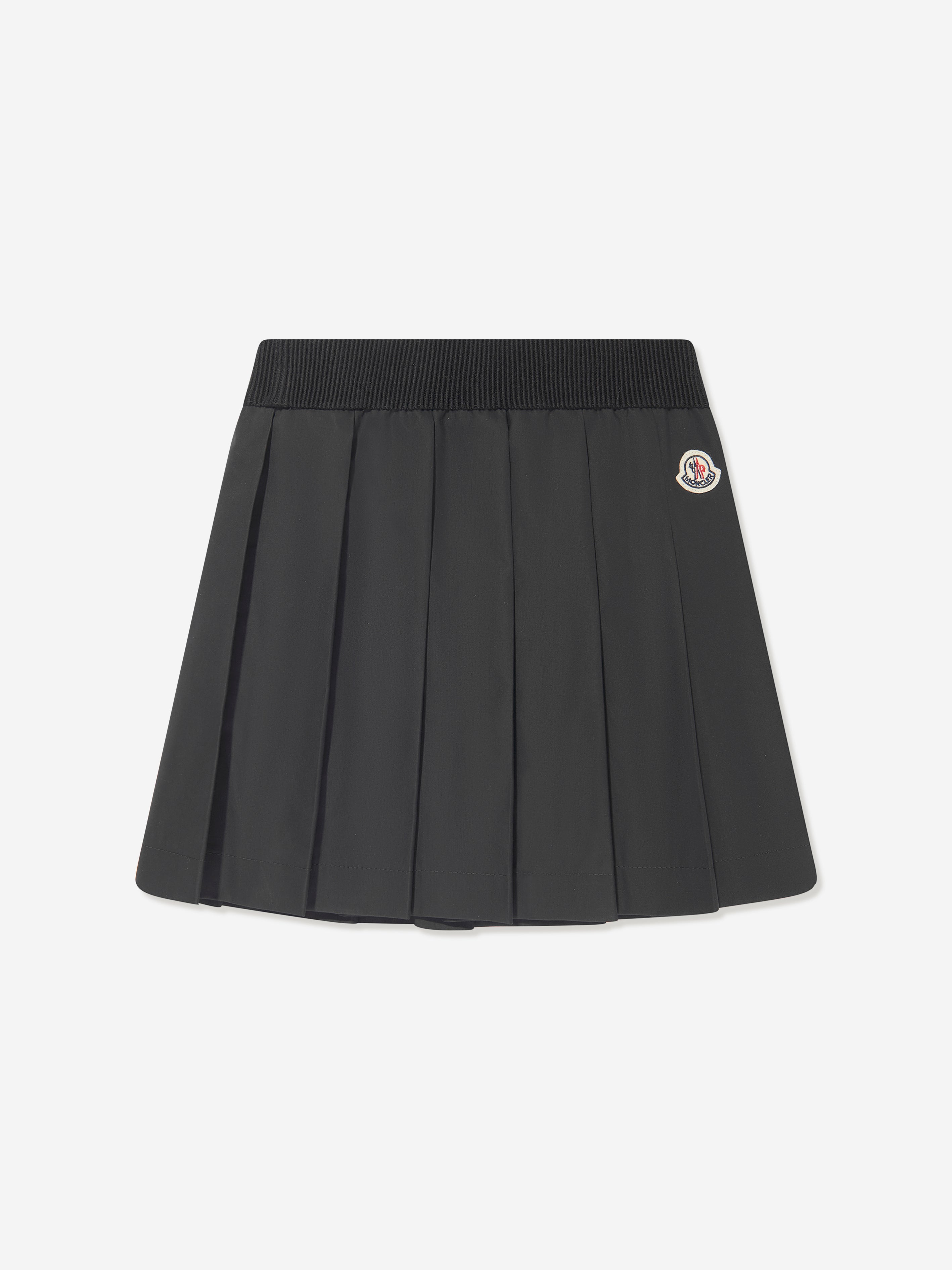 Moncler Enfant Girls Pleated Skirt in Black