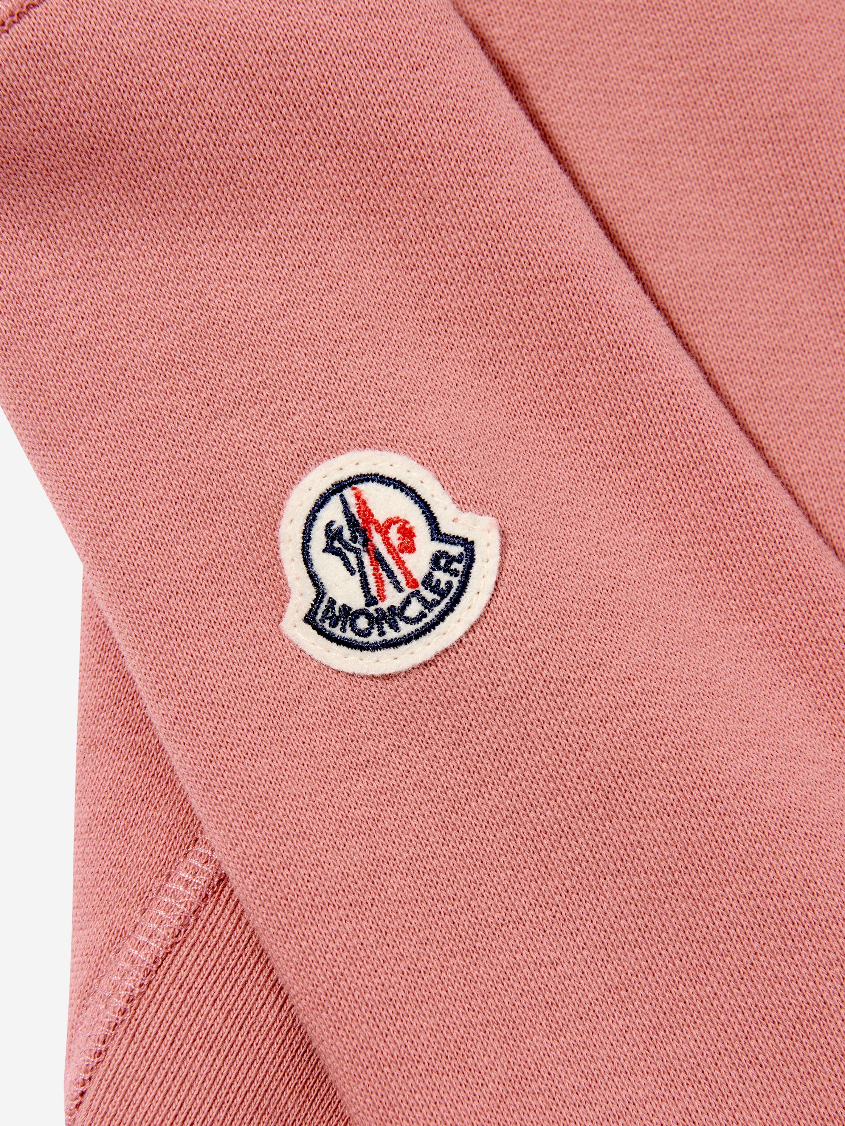 Moncler Enfant Girls Logo Sweatshirt in Pink