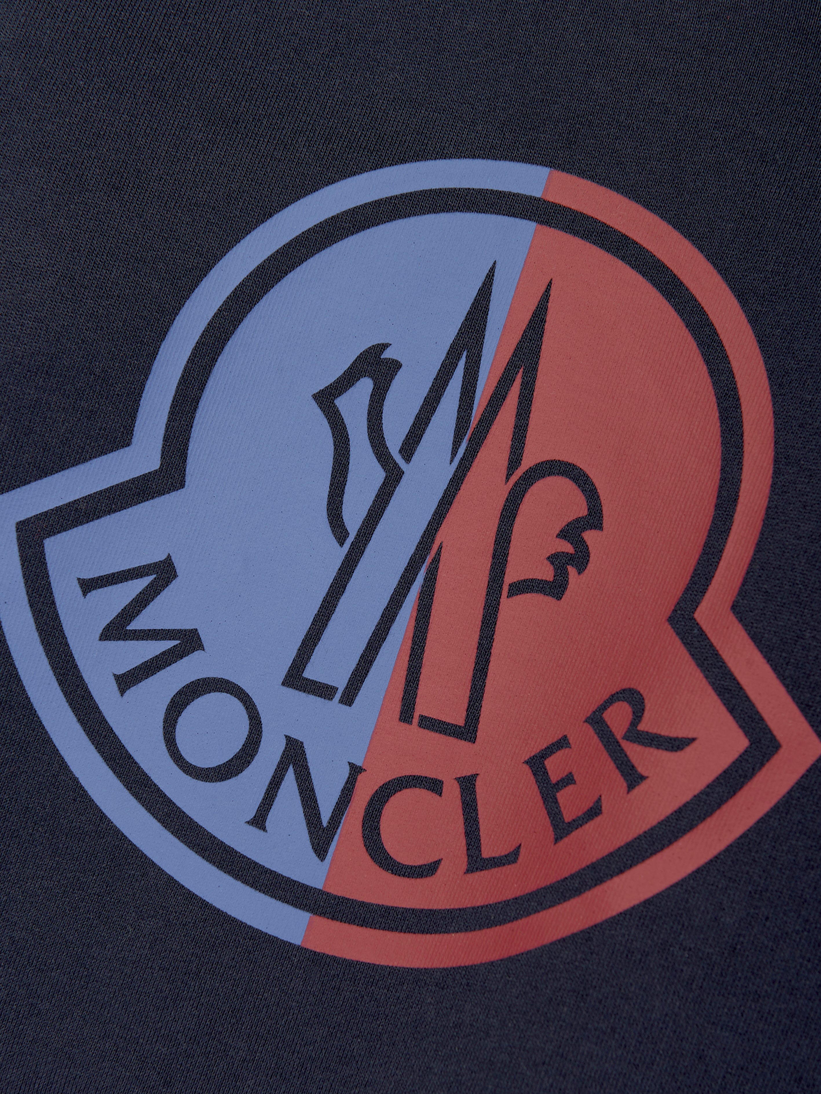 Moncler Enfant Boys Branded Sweatshirt in Navy