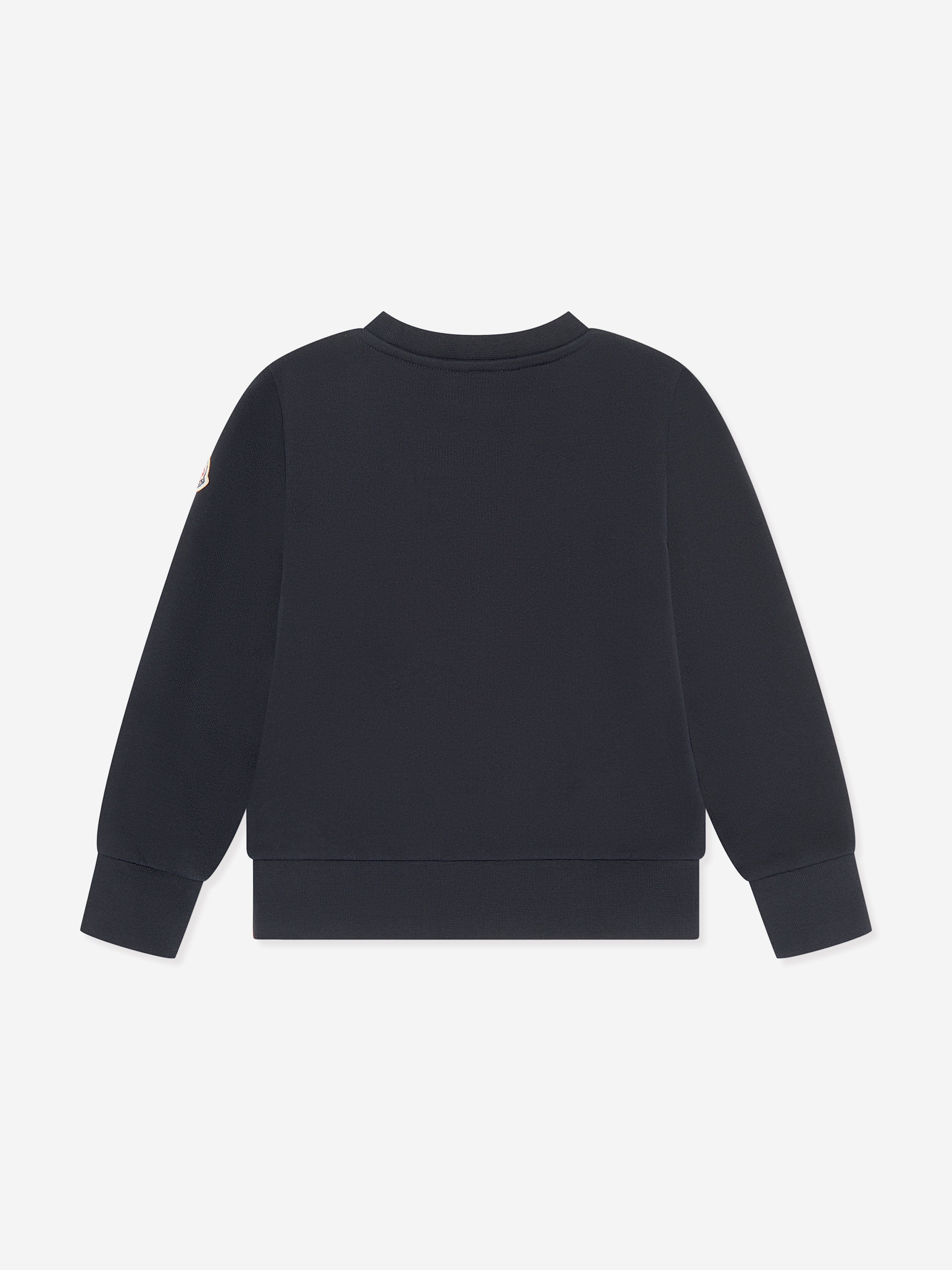 Moncler Enfant Boys Logo Sweatshirt in Navy