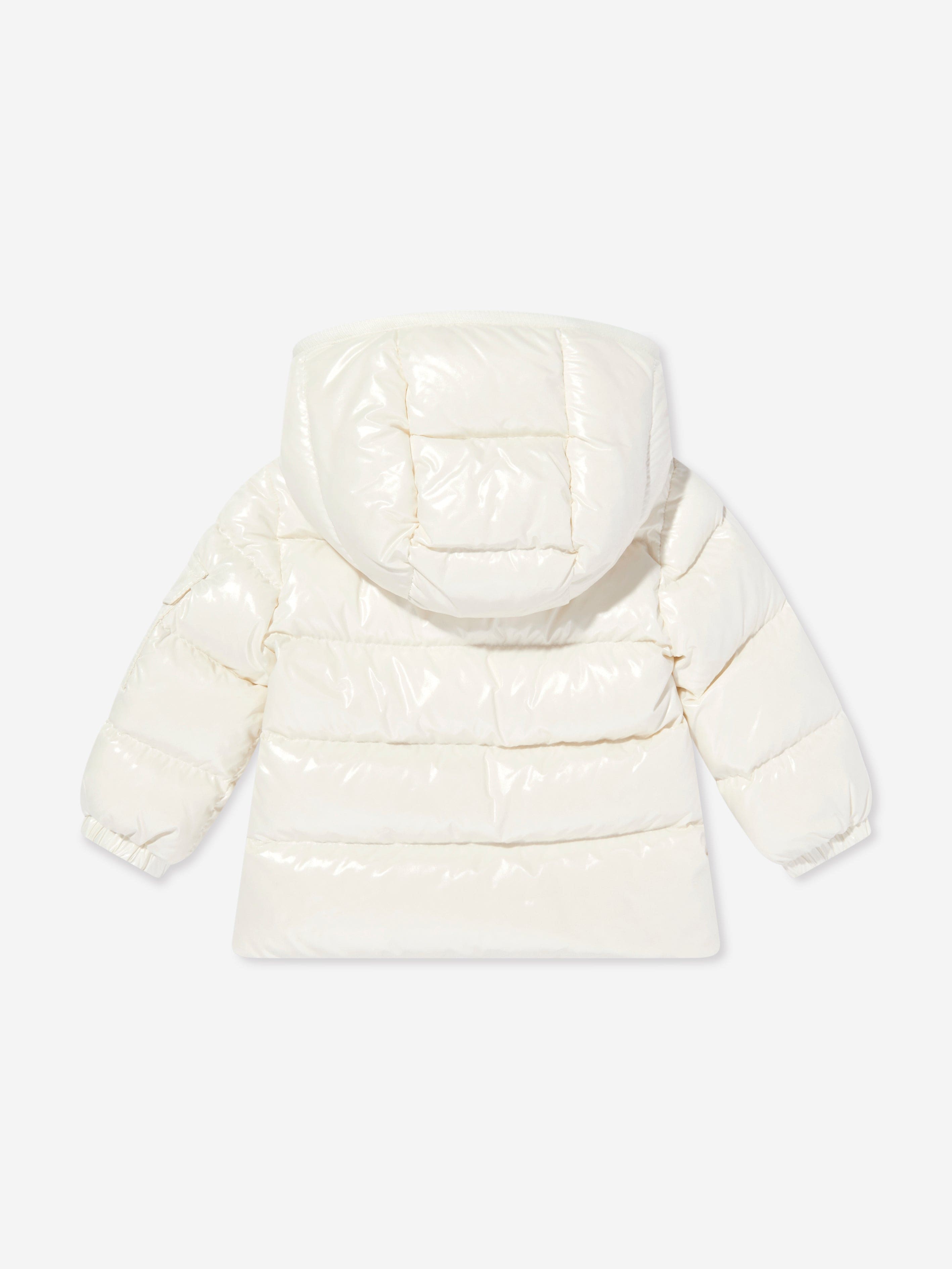 Moncler Enfant Baby Girls Down Padded Bady Jacket in Ivory