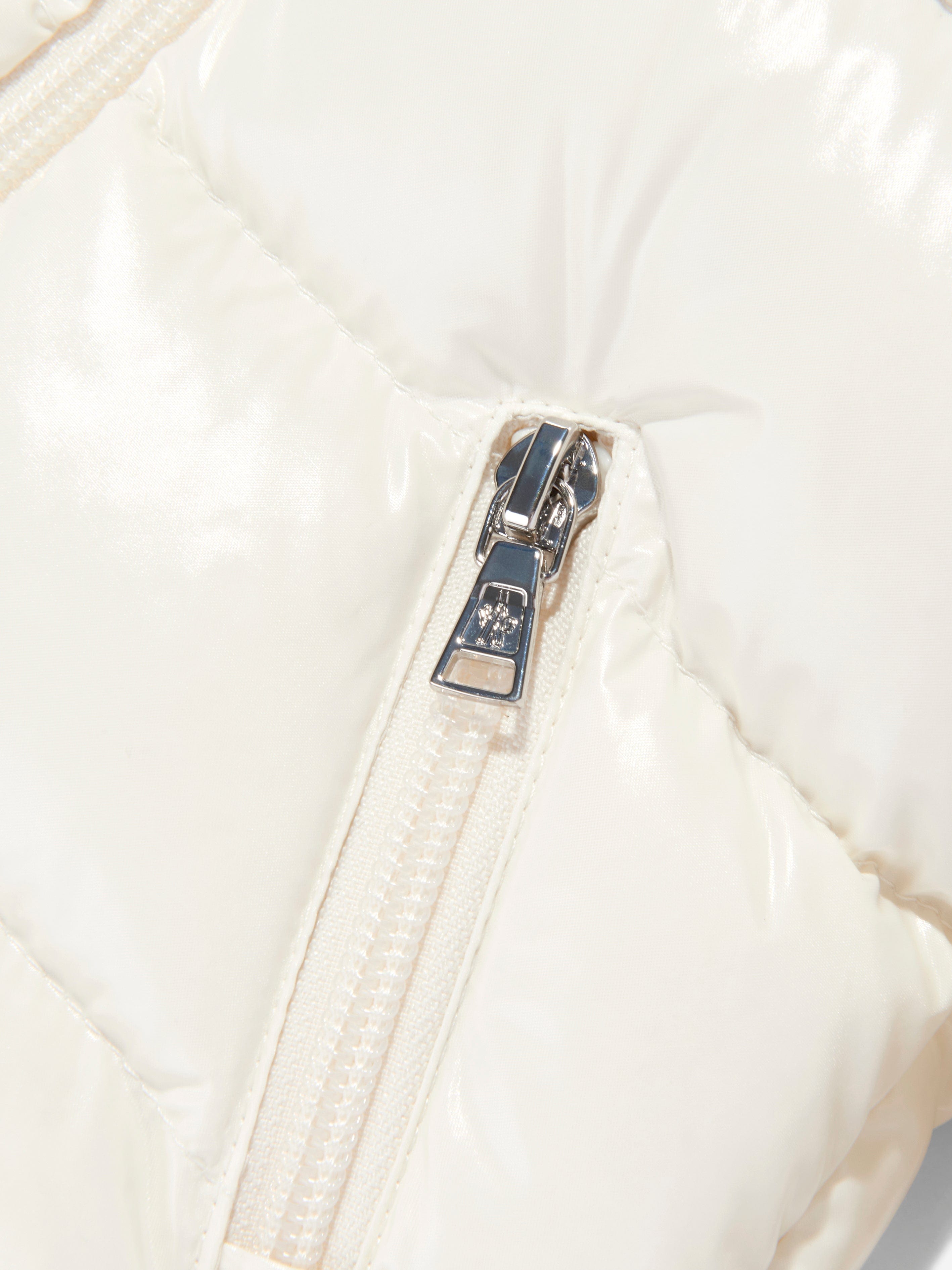 Moncler Enfant Baby Girls Down Padded Bady Jacket in Ivory