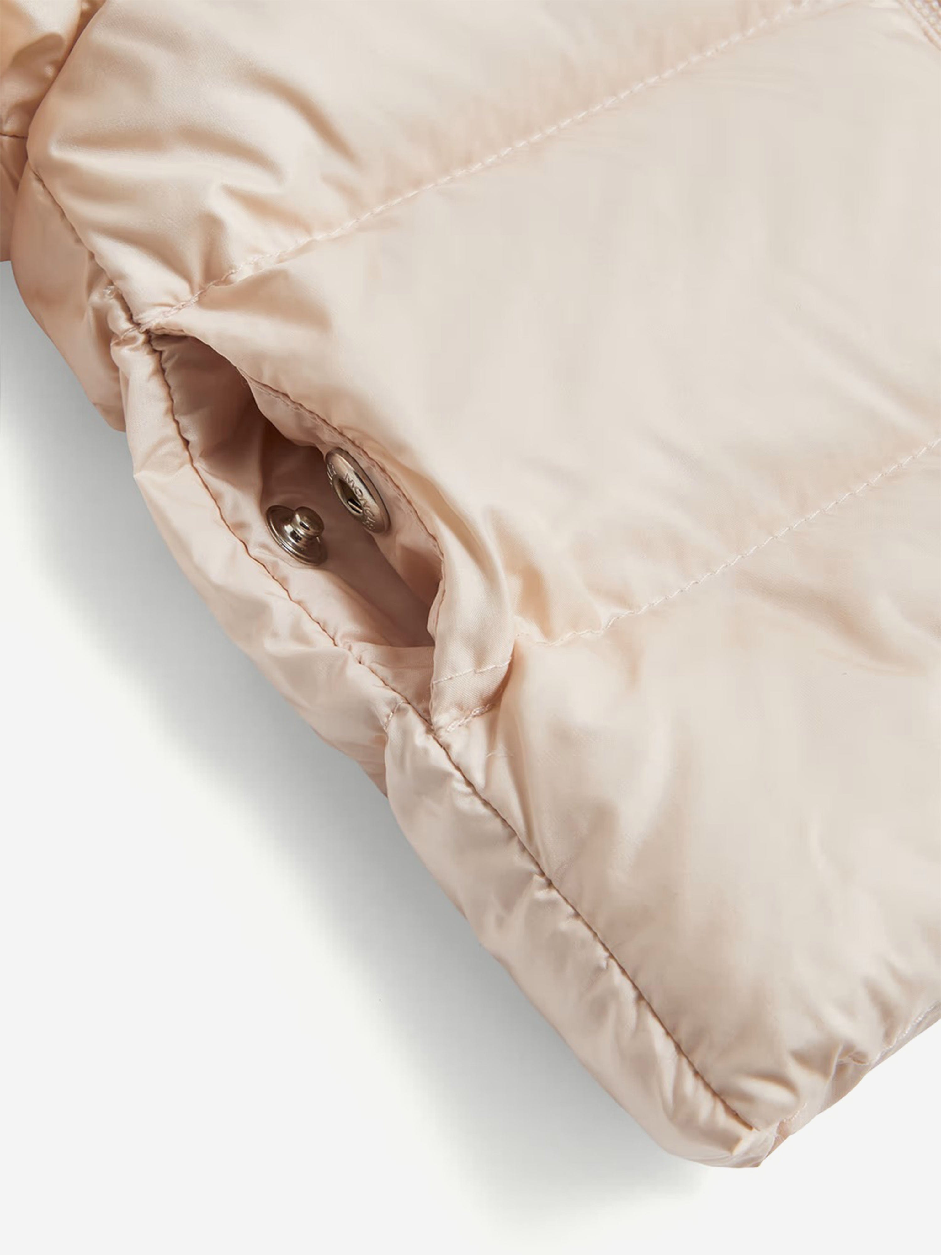 Moncler Enfant Baby Girls Down Padded Sharon Jacket in Pink
