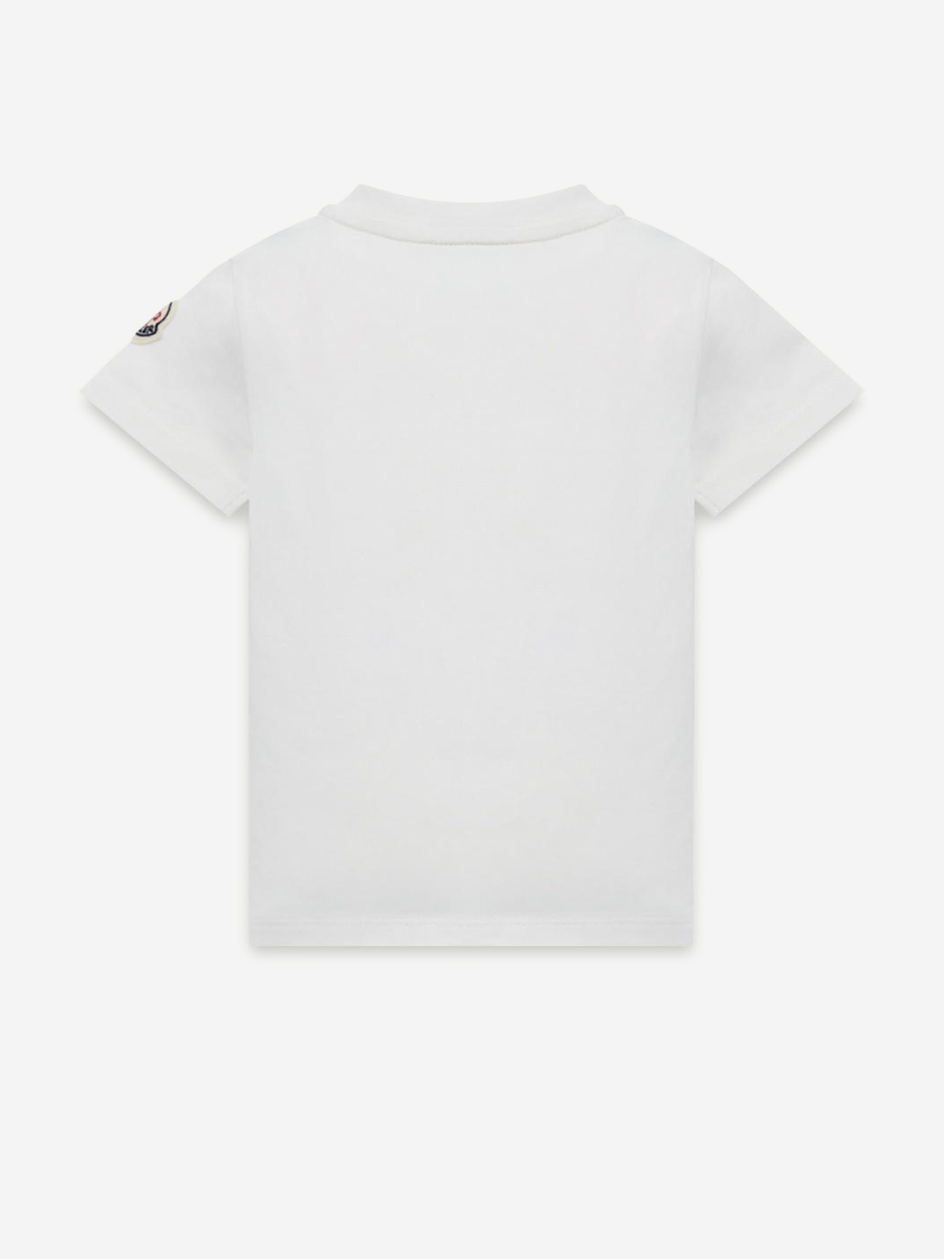 Moncler Enfant Baby Girls Logo T-Shirt in Ivory