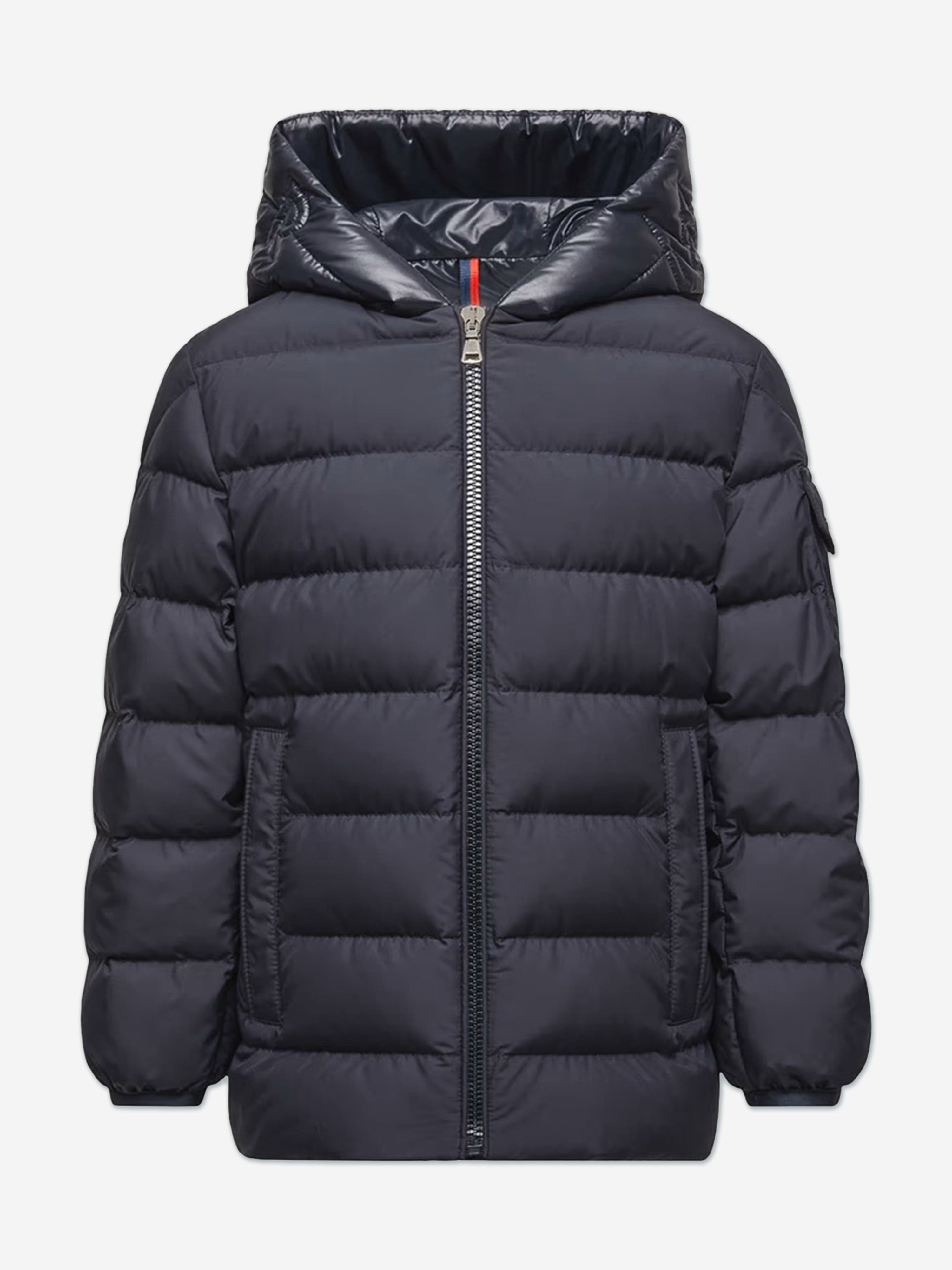Moncler Enfant Kids Down Padded Najan Jacket in Navy