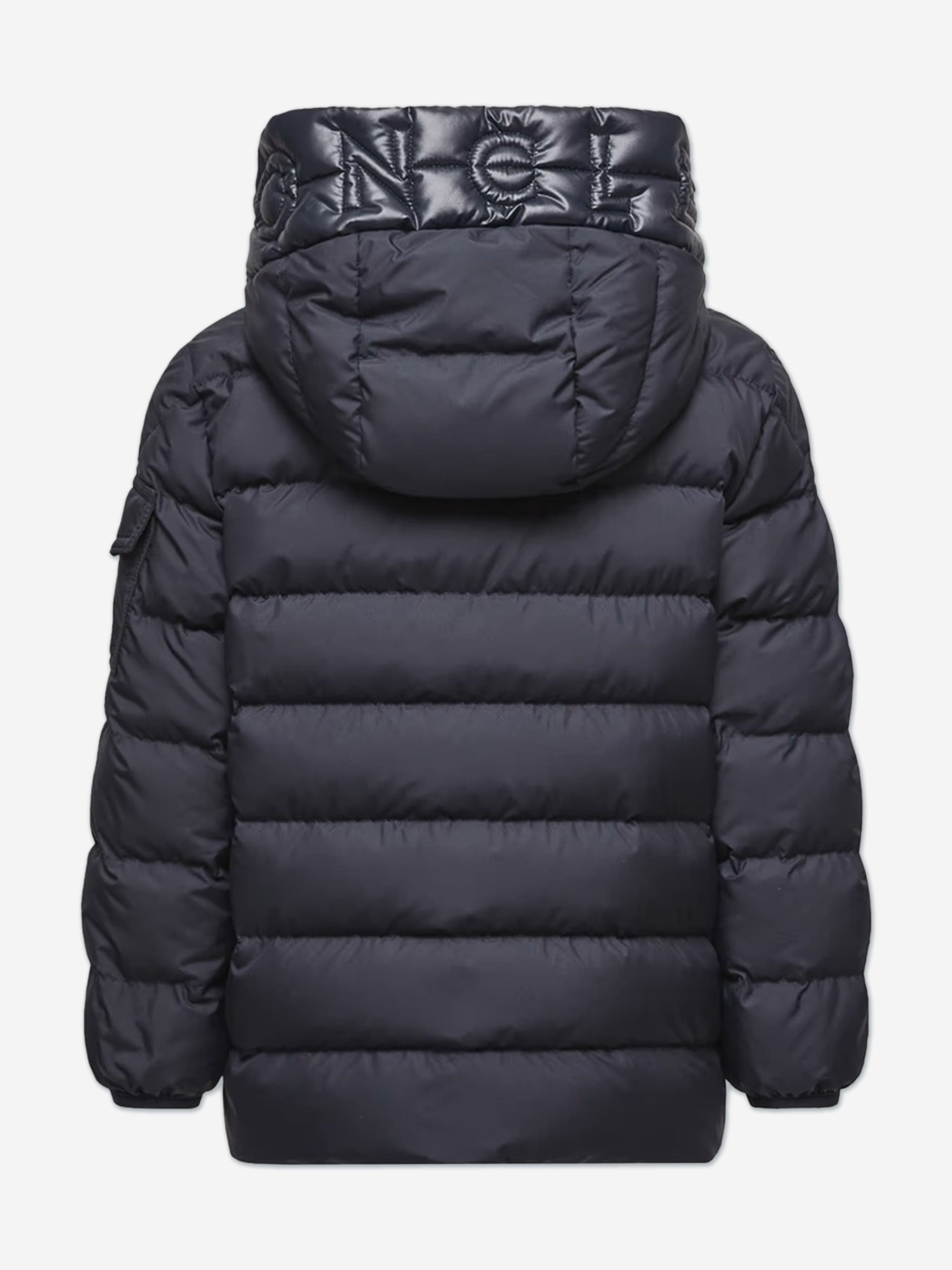 Moncler Enfant Kids Down Padded Najan Jacket in Navy