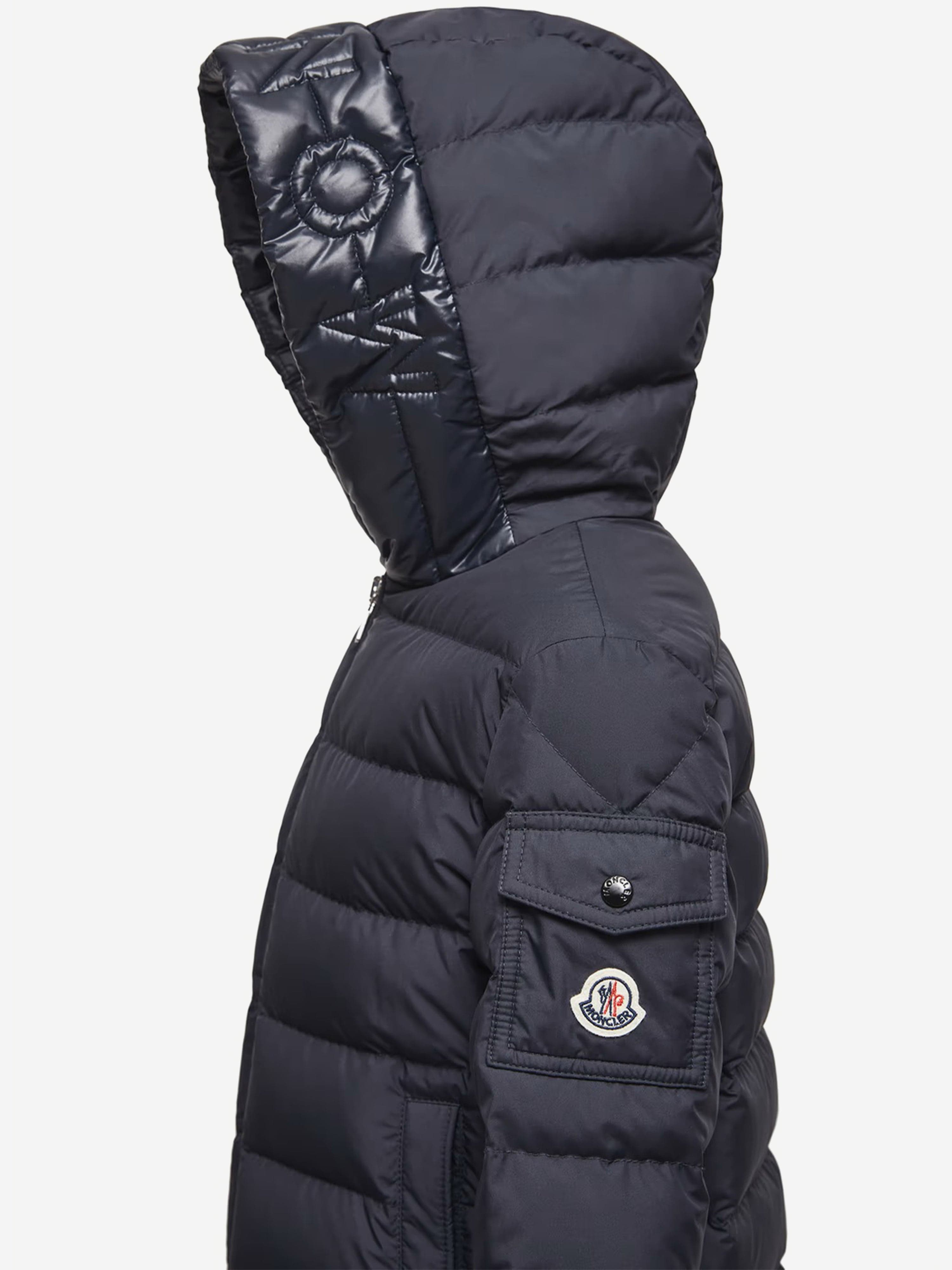 Moncler Enfant Kids Down Padded Najan Jacket in Navy