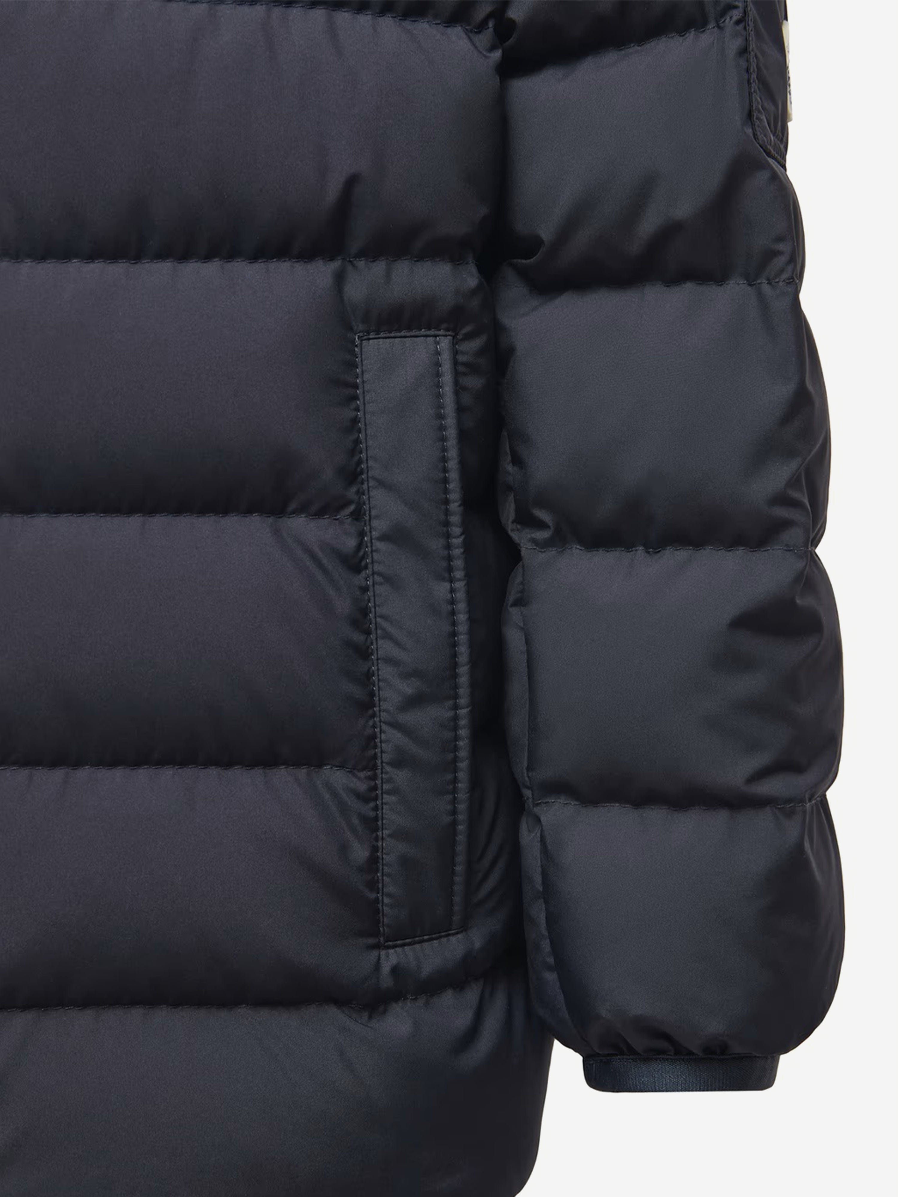 Moncler Enfant Kids Down Padded Najan Jacket in Navy