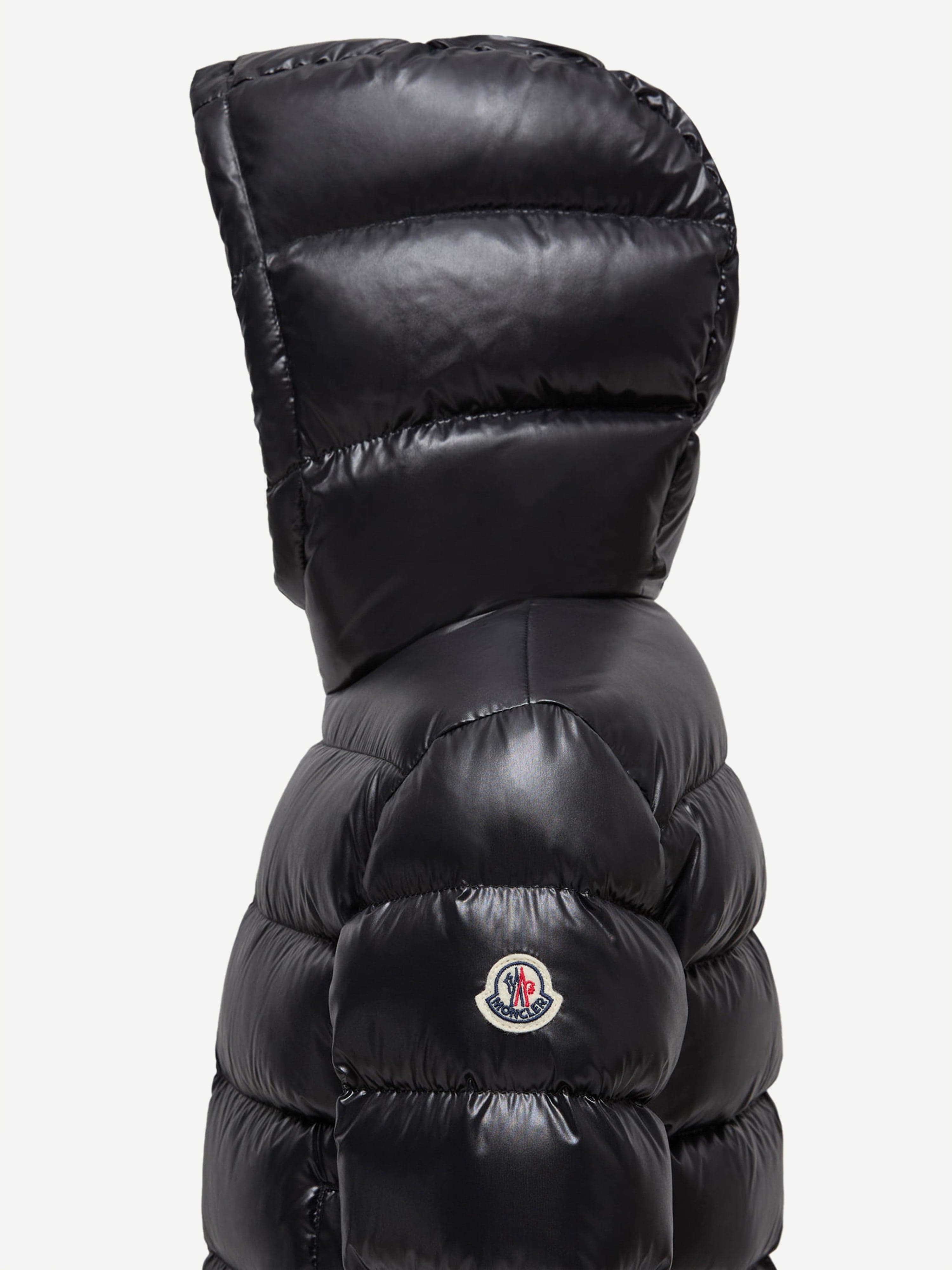 Moncler Enfant Kids Down Padded New Aubert Jacket in Black