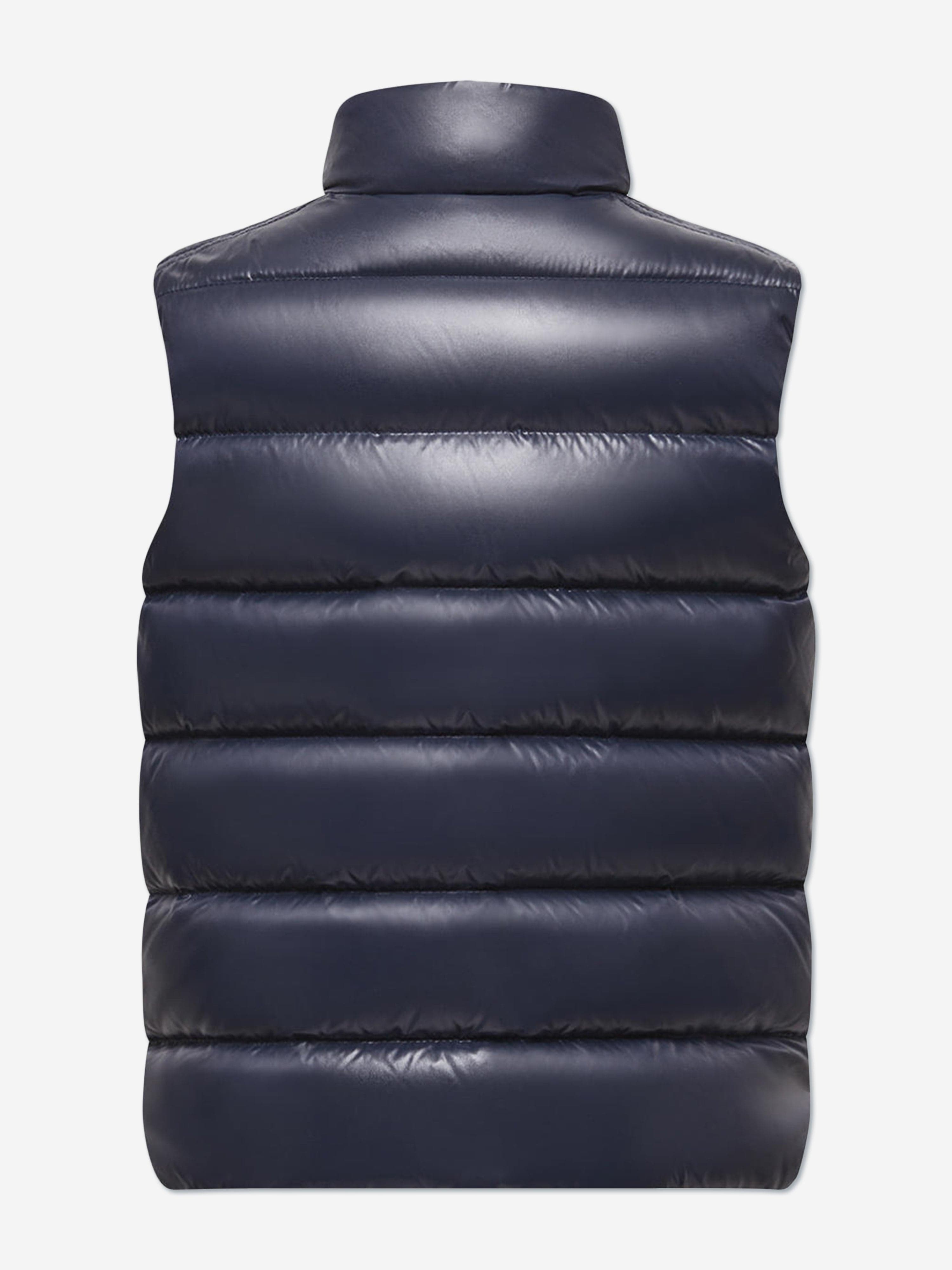 Moncler Enfant Kids Down Padded Tib Gilet in Navy