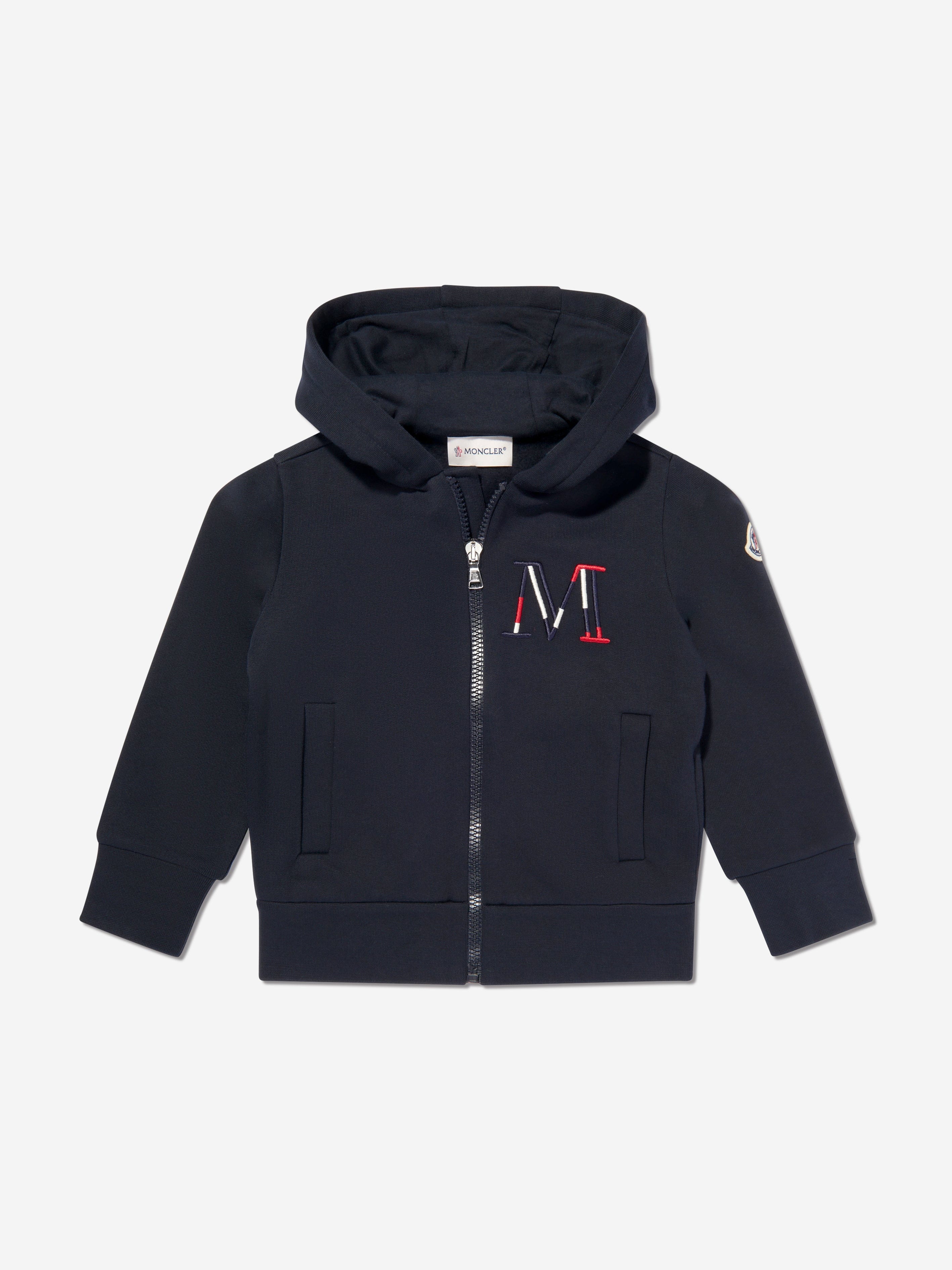 Moncler Enfant Boys Logo Tracksuit in Navy