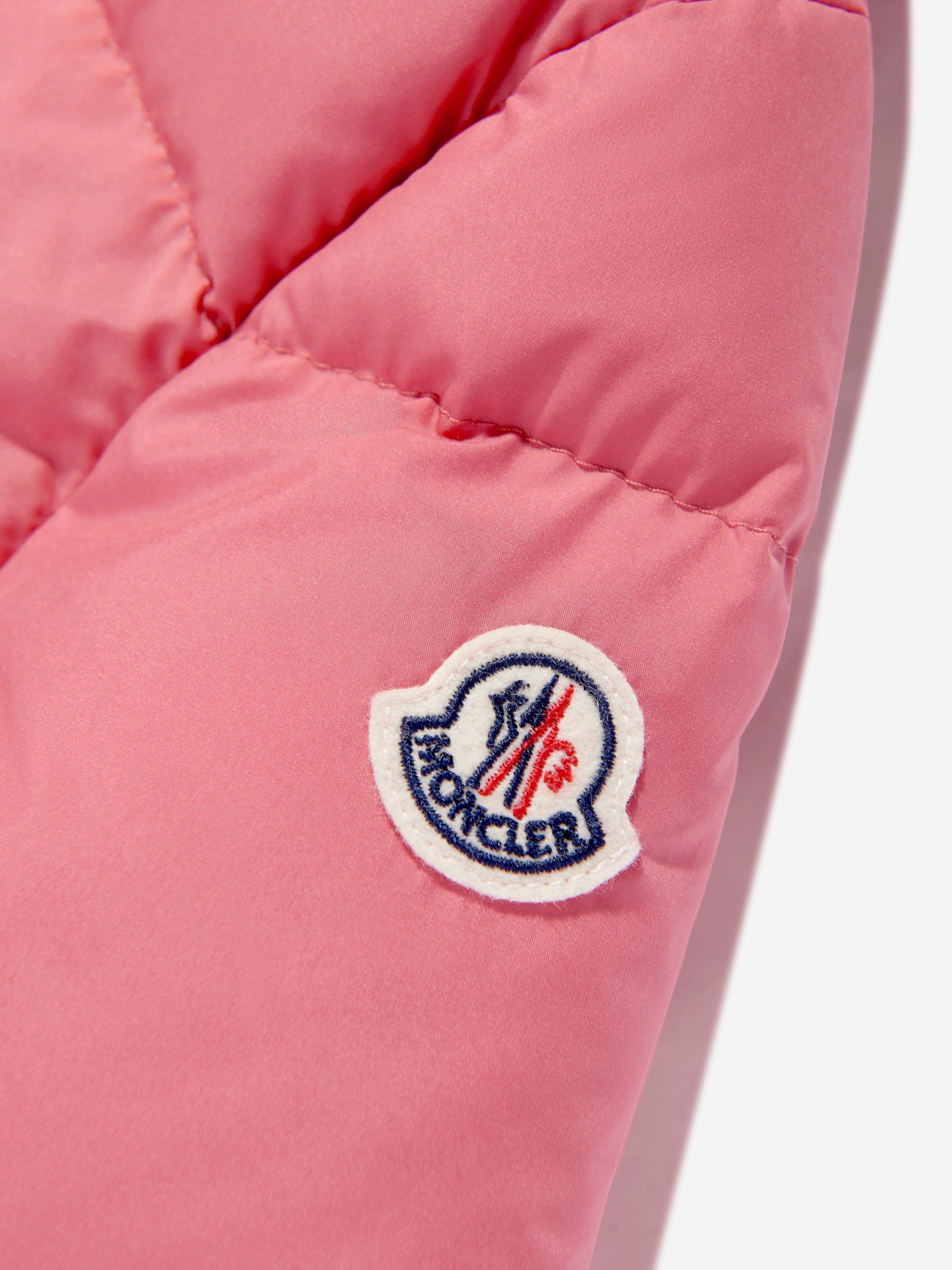 Moncler Enfant Girls Cascar Down Padded Jacket in Pink