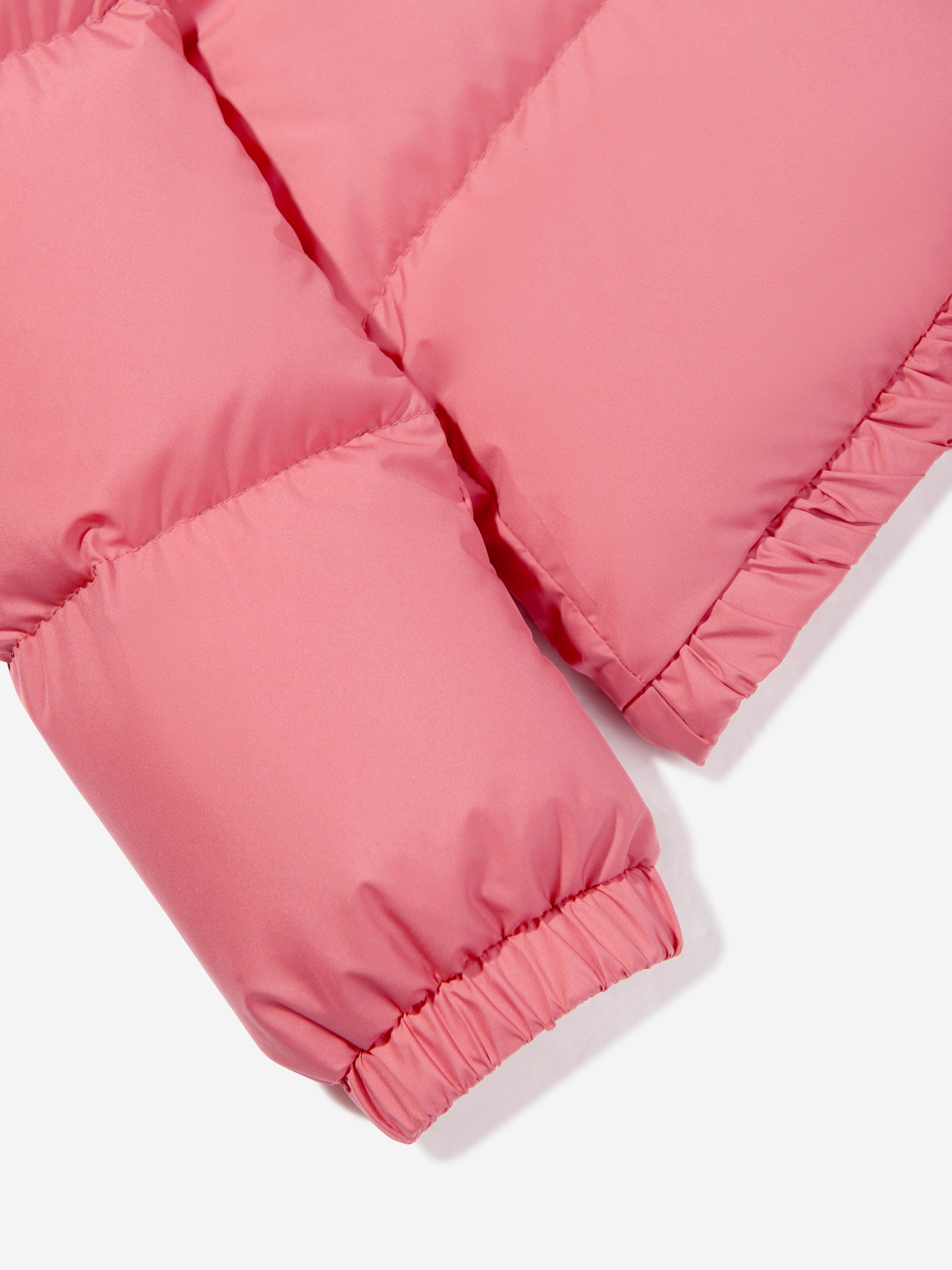 Moncler Enfant Girls Cascar Down Padded Jacket in Pink