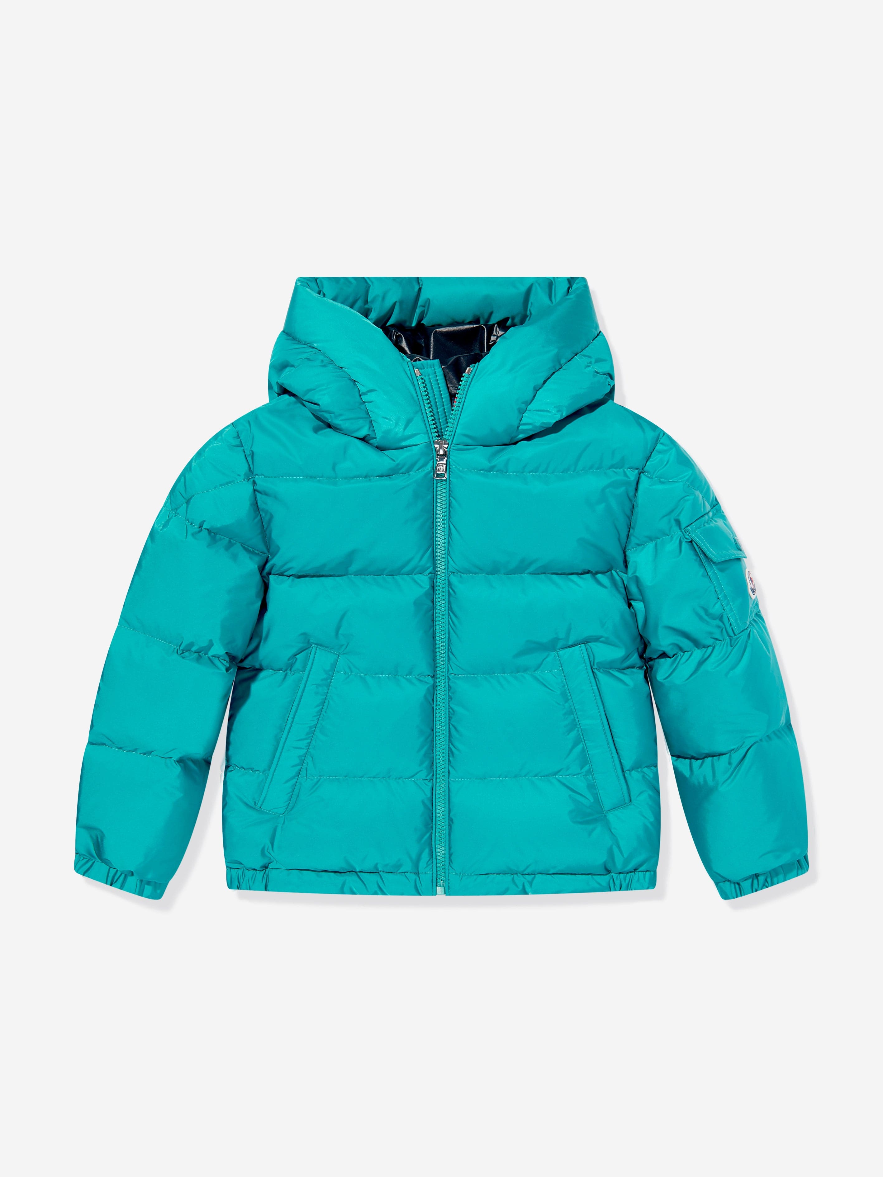 Moncler Enfant Boys Eranu Down Padded Jacket in Blue