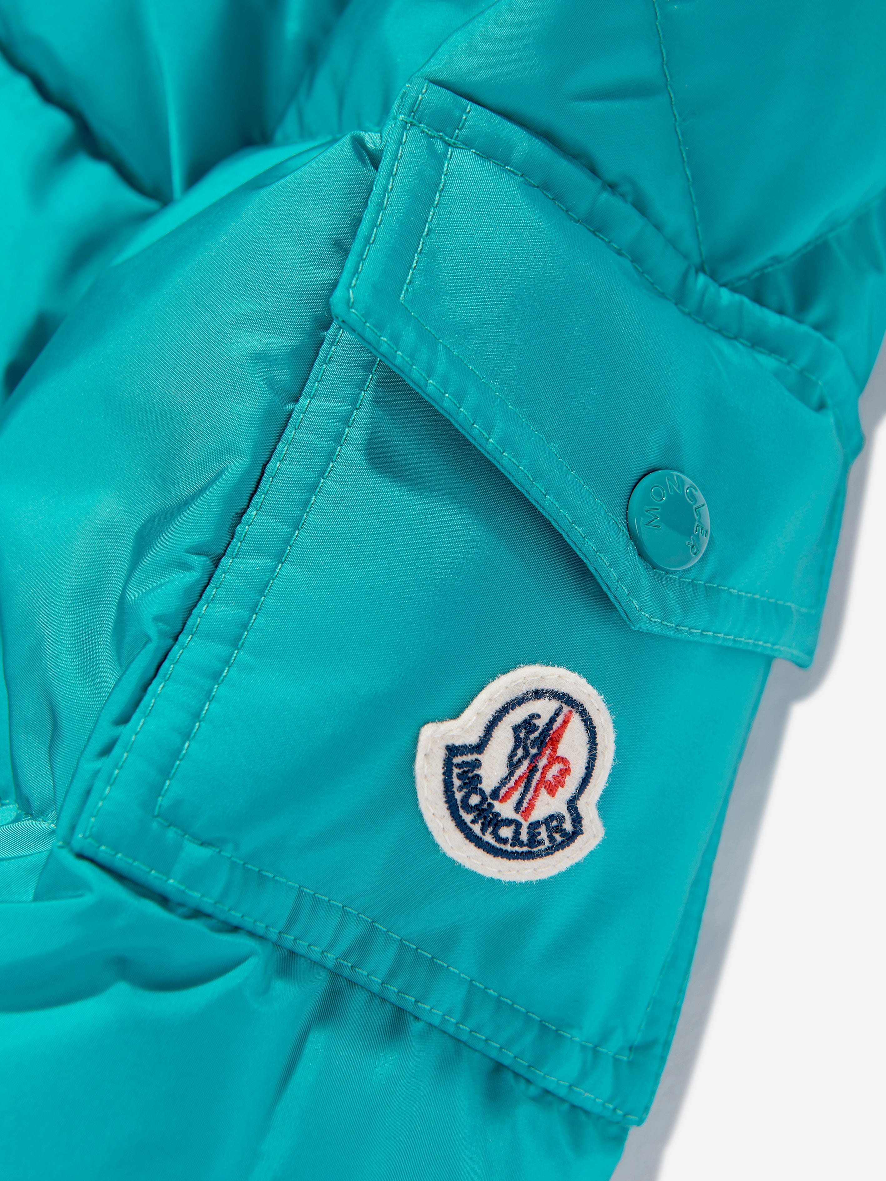 Moncler Enfant Boys Eranu Down Padded Jacket in Blue