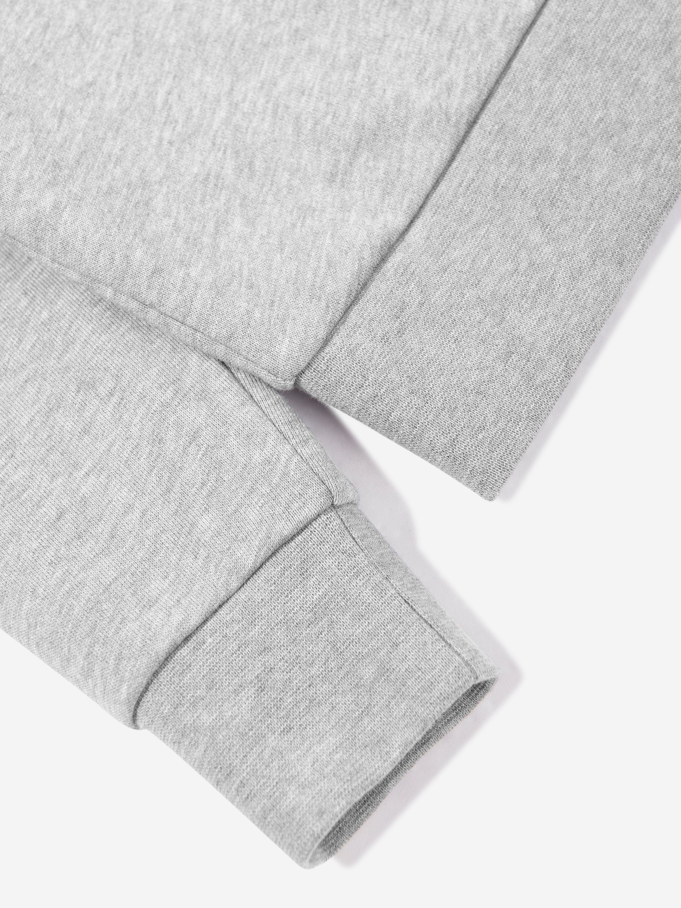 Moncler Enfant Boys Logo Sweatshirt in Grey