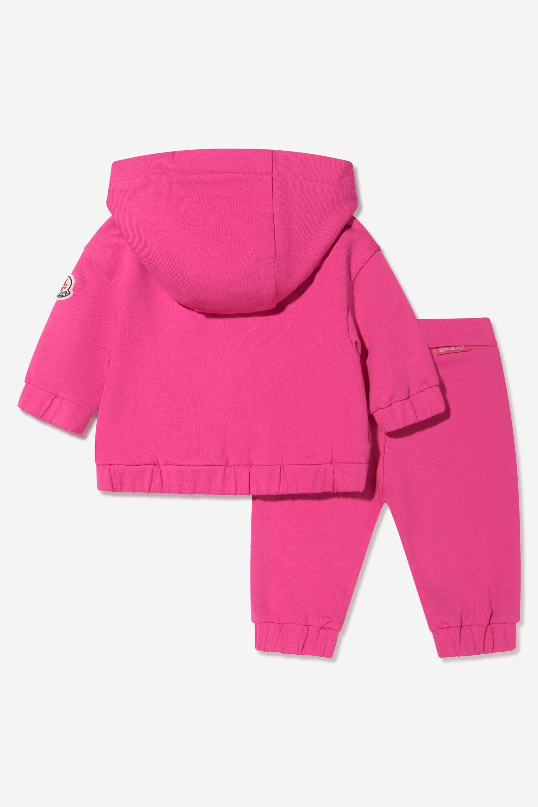 Moncler Enfant Baby Girls Pocket Tracksuit in Pink