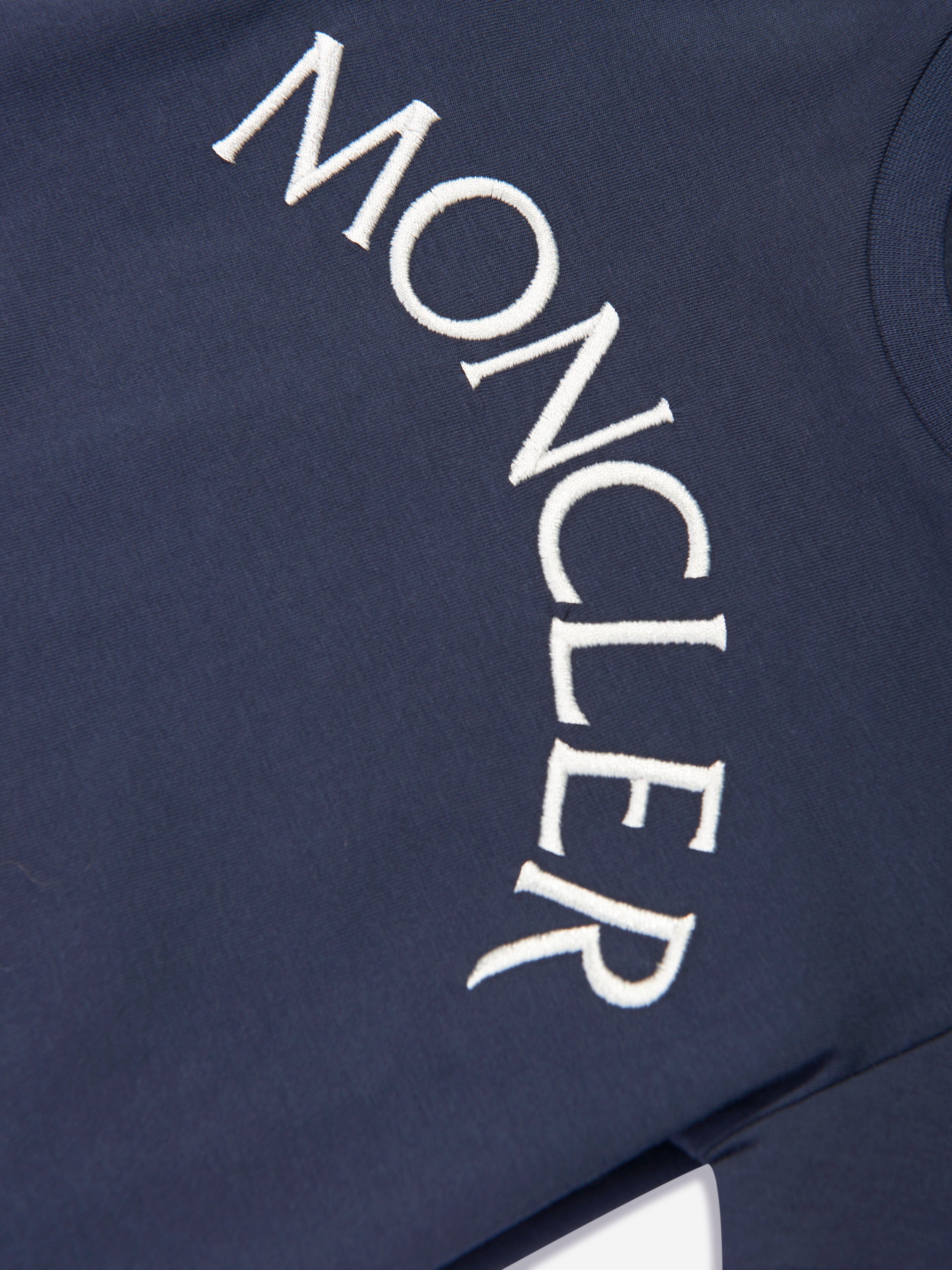 Moncler Enfant Baby Girls Logo T-Shirt in Navy