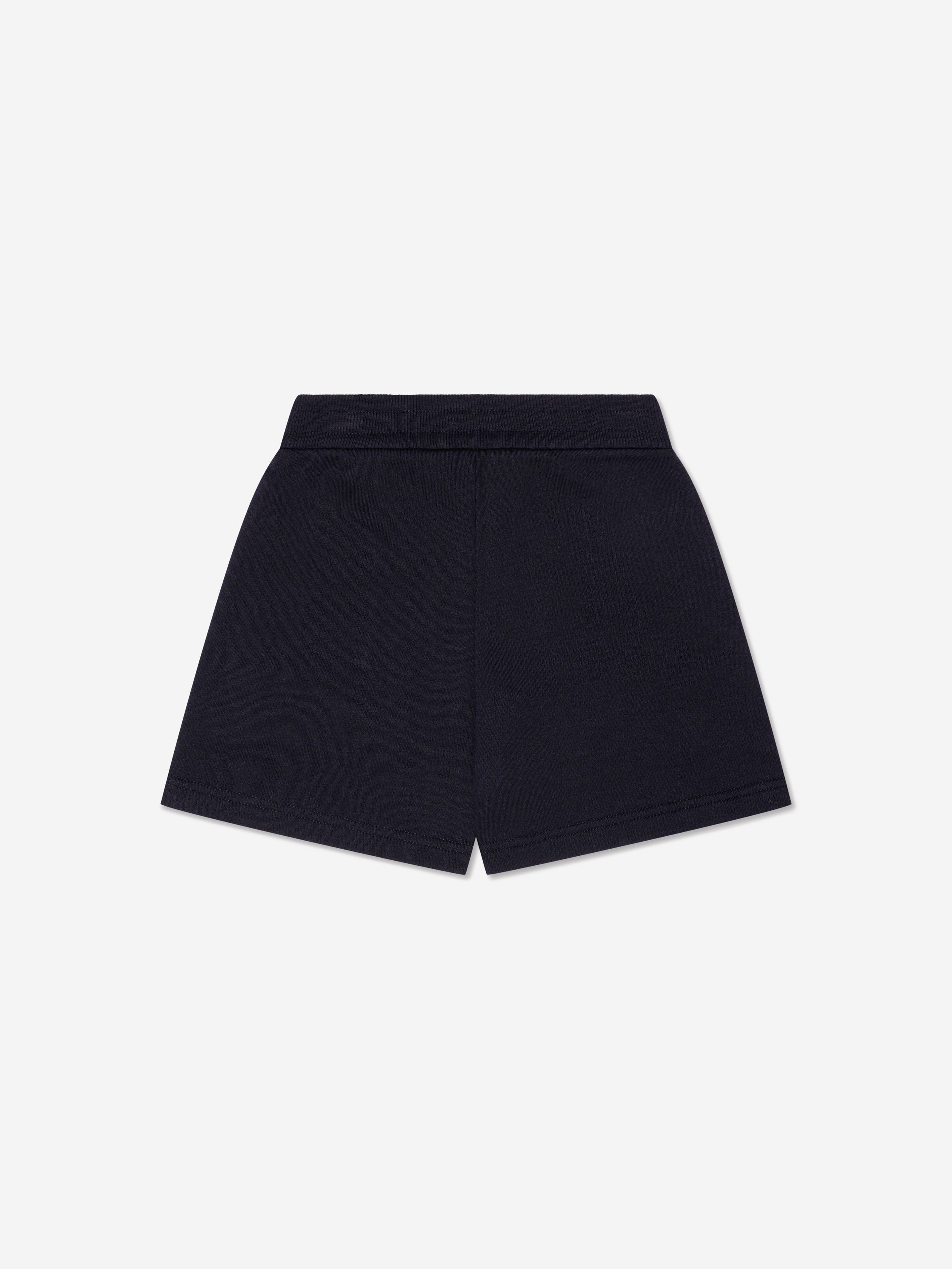 Moncler Enfant Boys Logo Sweat Shorts in Navy