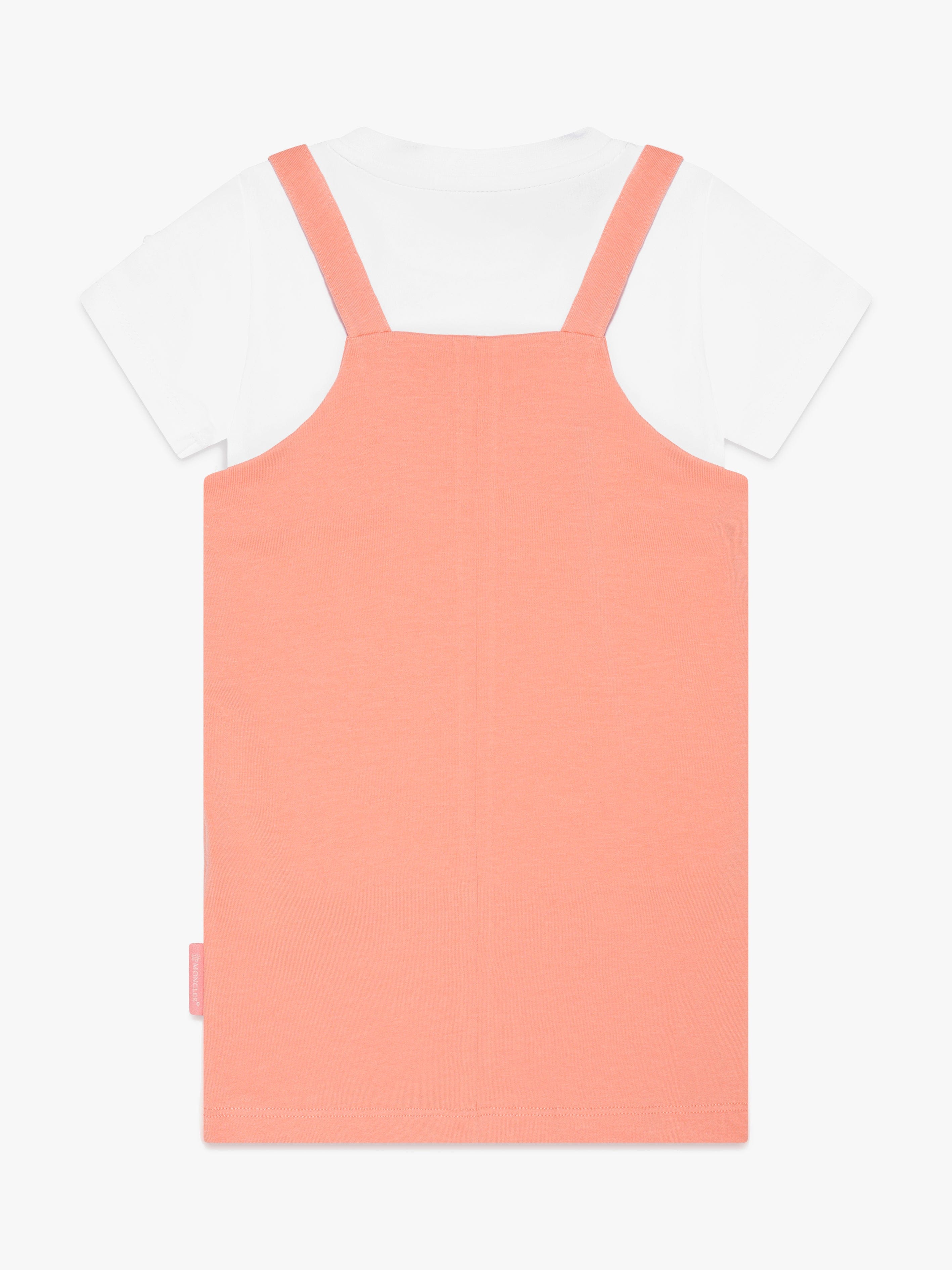 Moncler Enfant Baby Girls T-Shirt And Dress Set in Peach