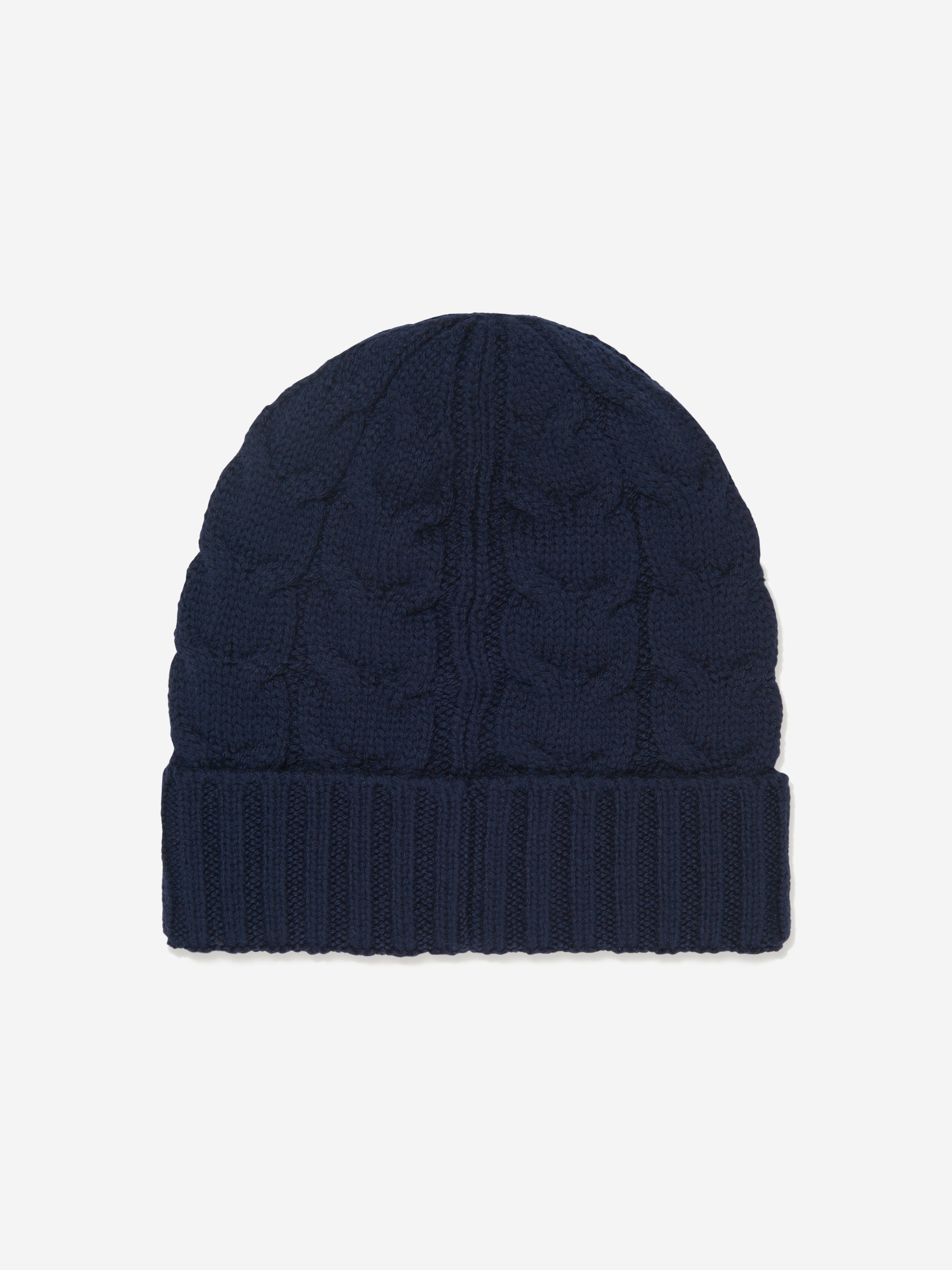 Moncler Enfant Boys Wool Knitted Logo Hat