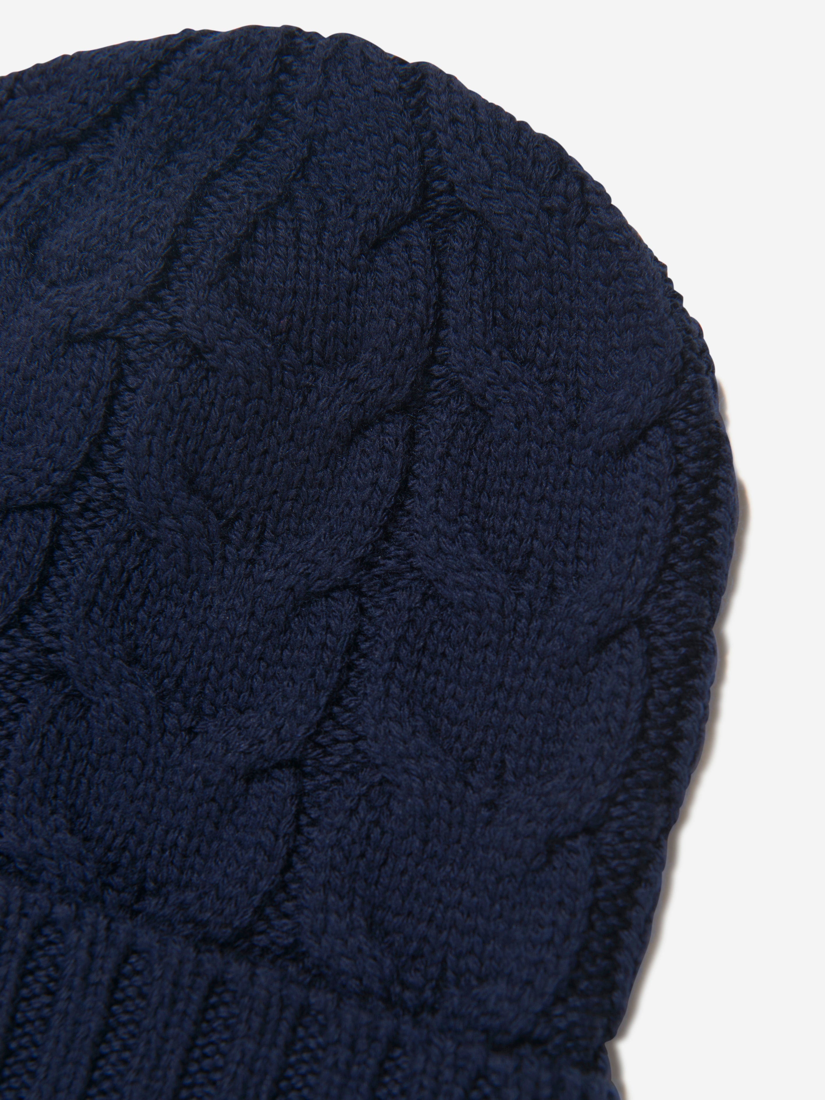 Moncler Enfant Boys Wool Knitted Logo Hat