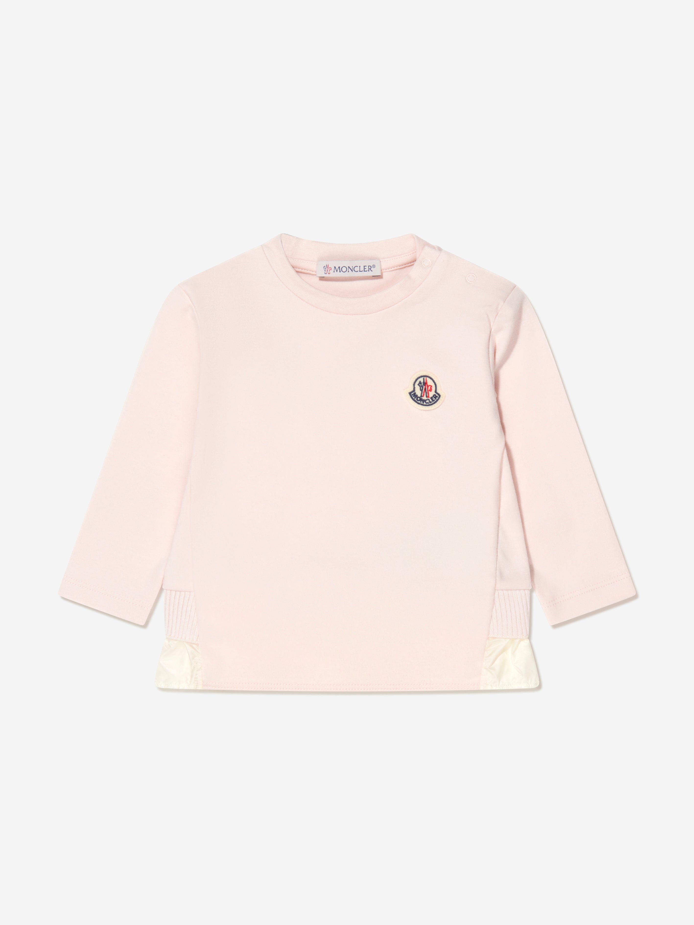 Moncler Enfant Baby Girls Peplum Long Sleeve T-Shirt