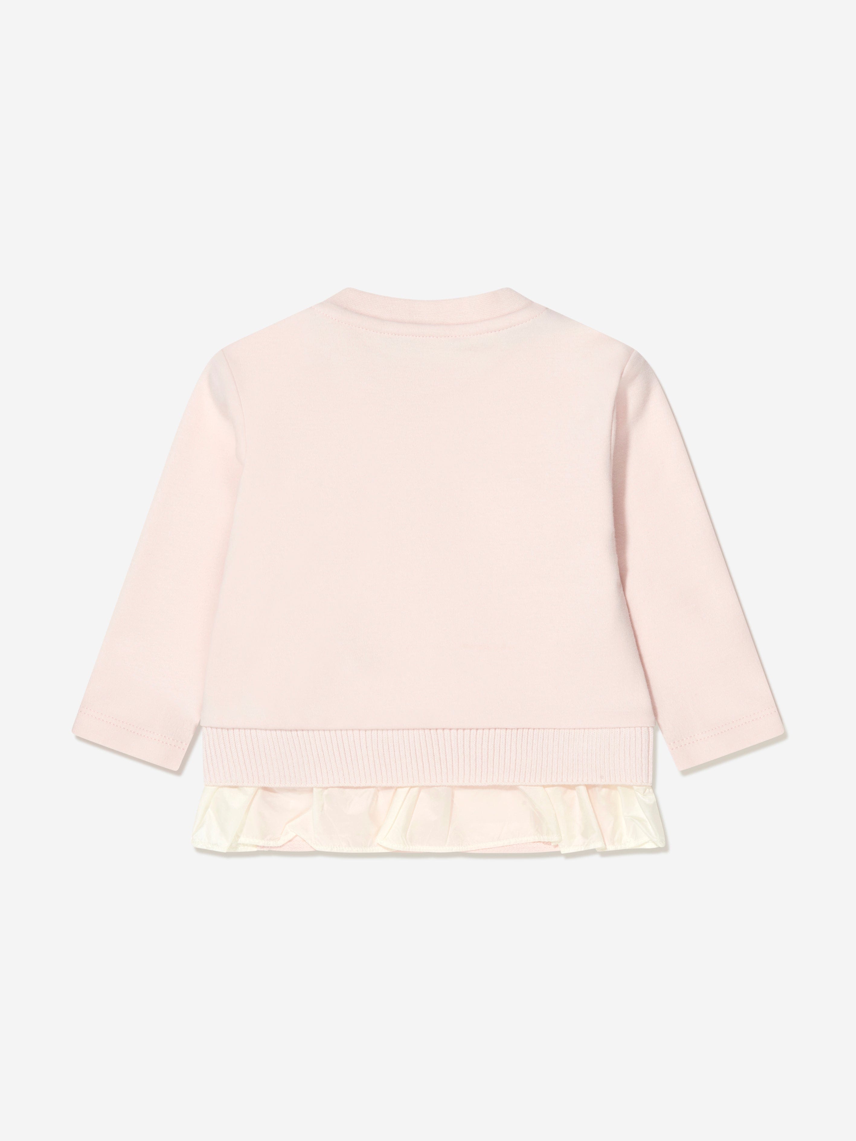 Moncler Enfant Baby Girls Peplum Long Sleeve T-Shirt