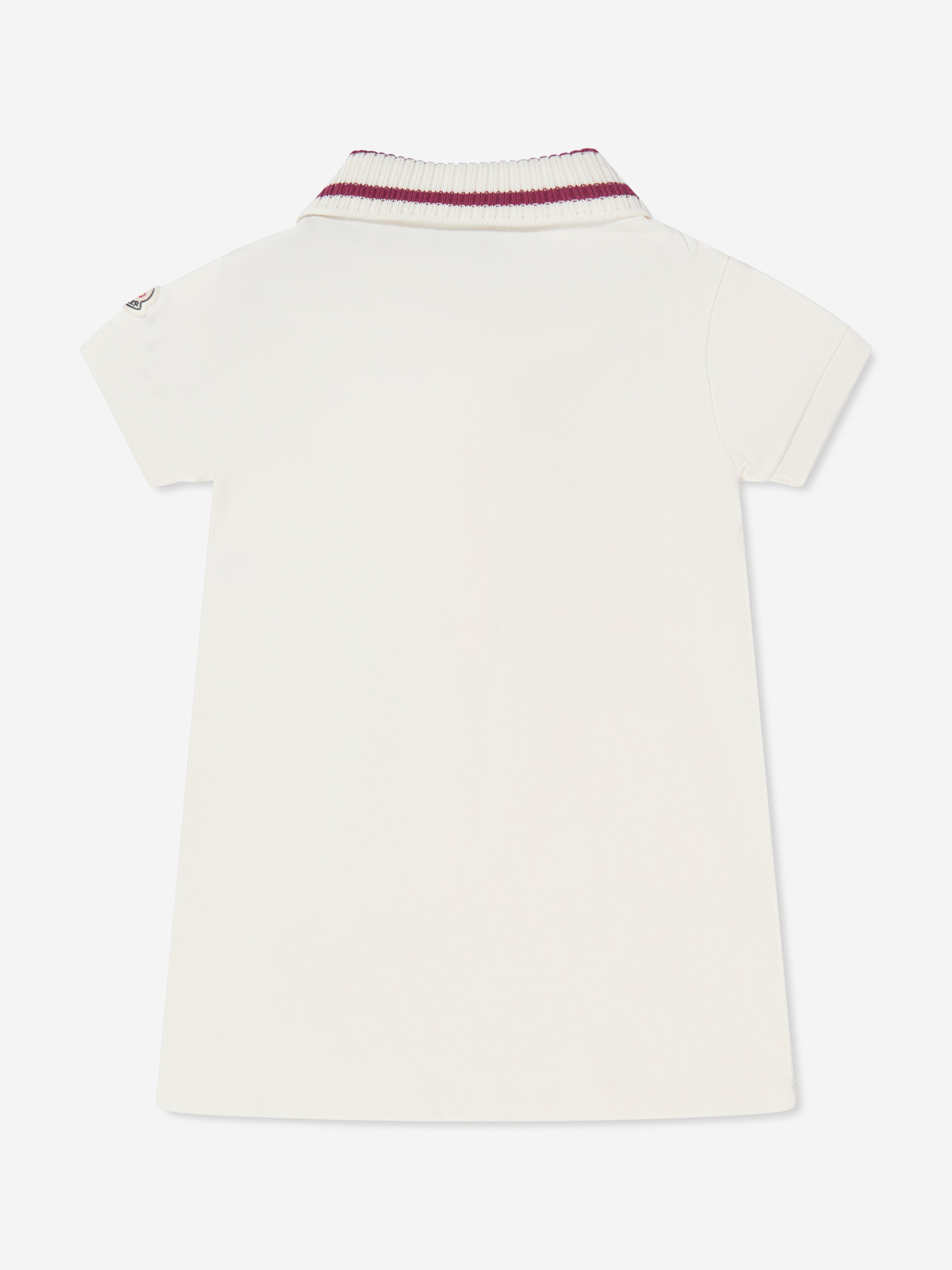 Moncler Enfant Girls Bear Polo Dress in White