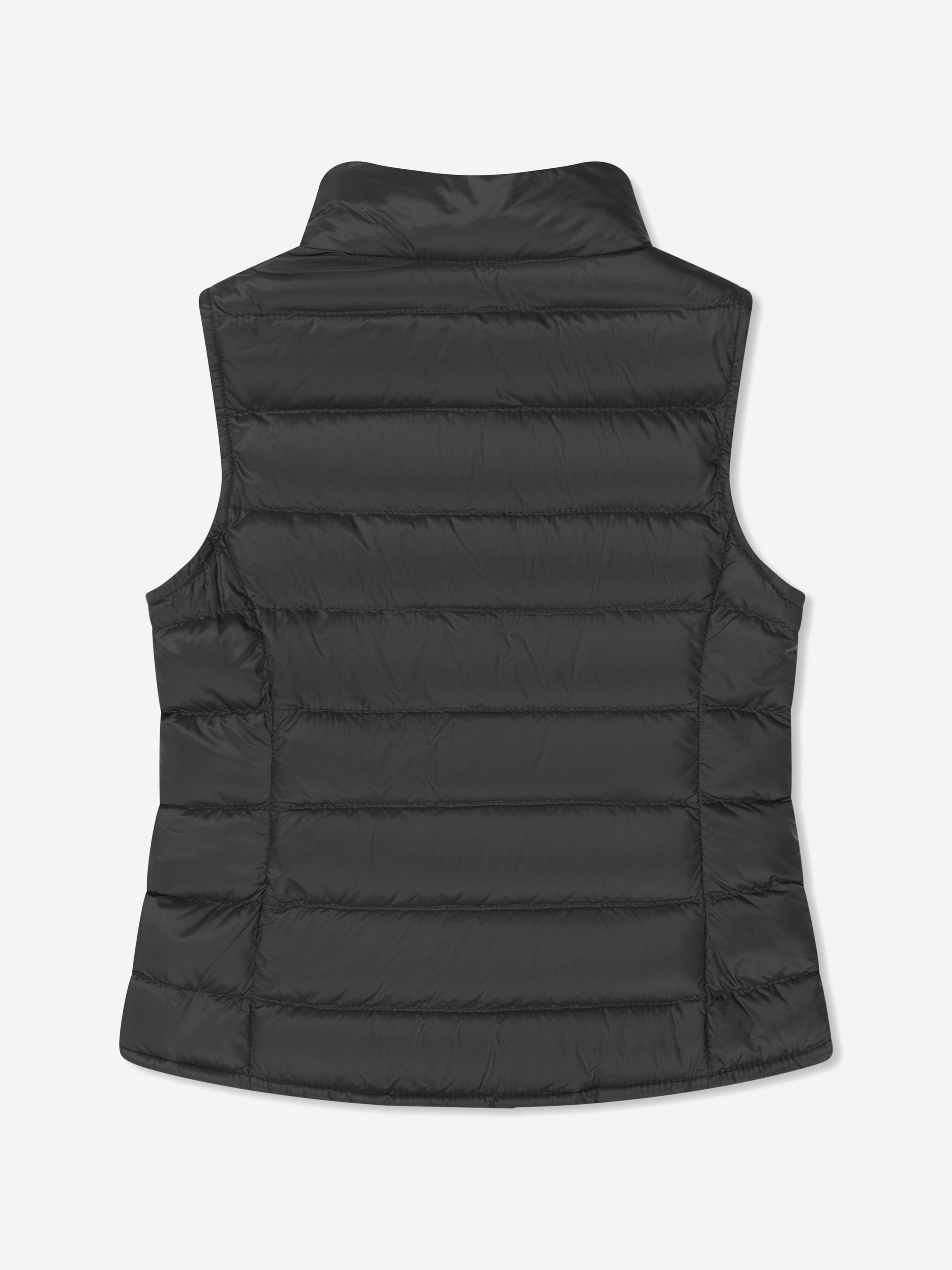 Moncler Enfant Girls Down Padded Liane Gilet in Black