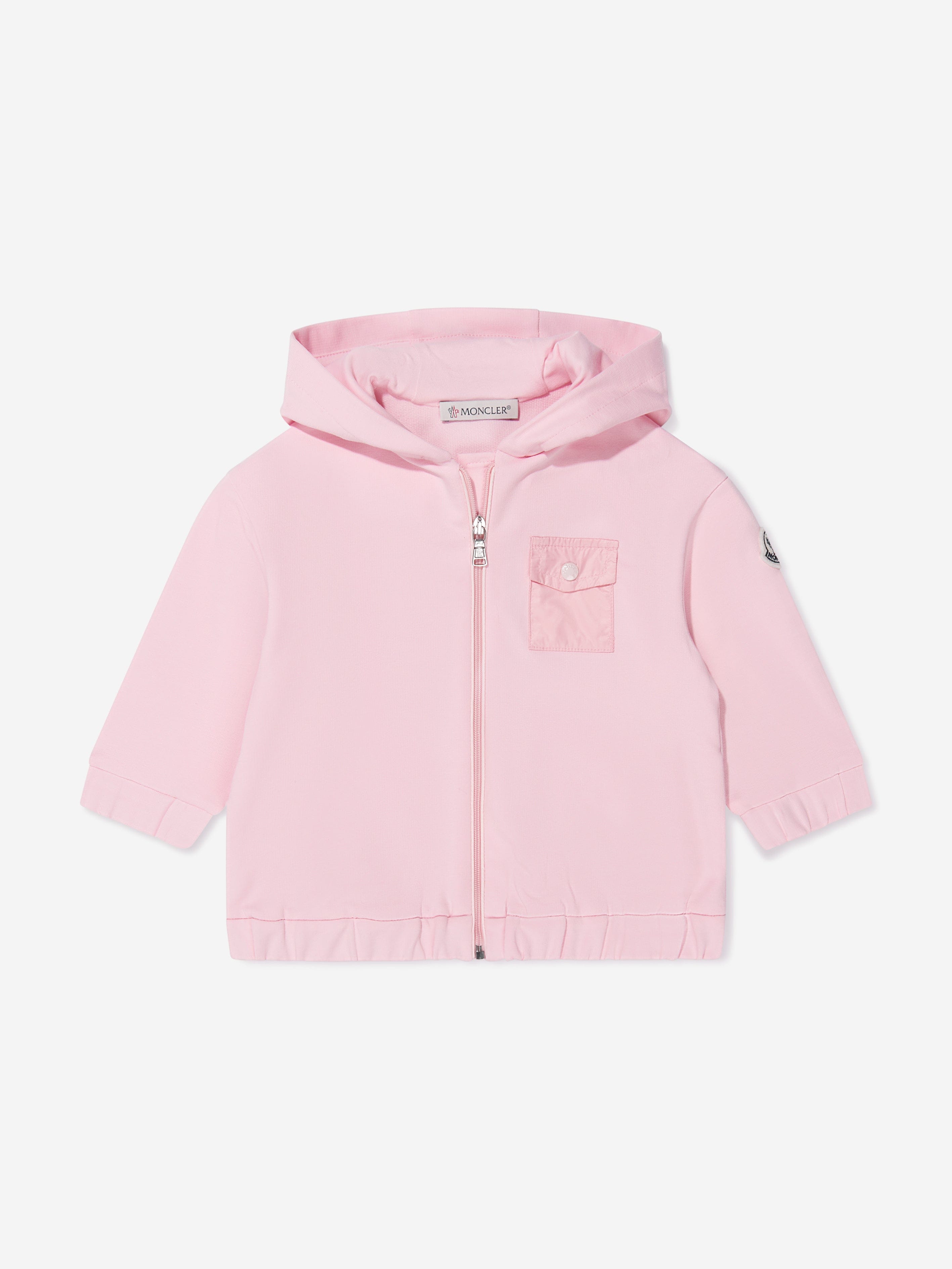 Moncler Enfant Baby Girls Pocket Tracksuit in Pink