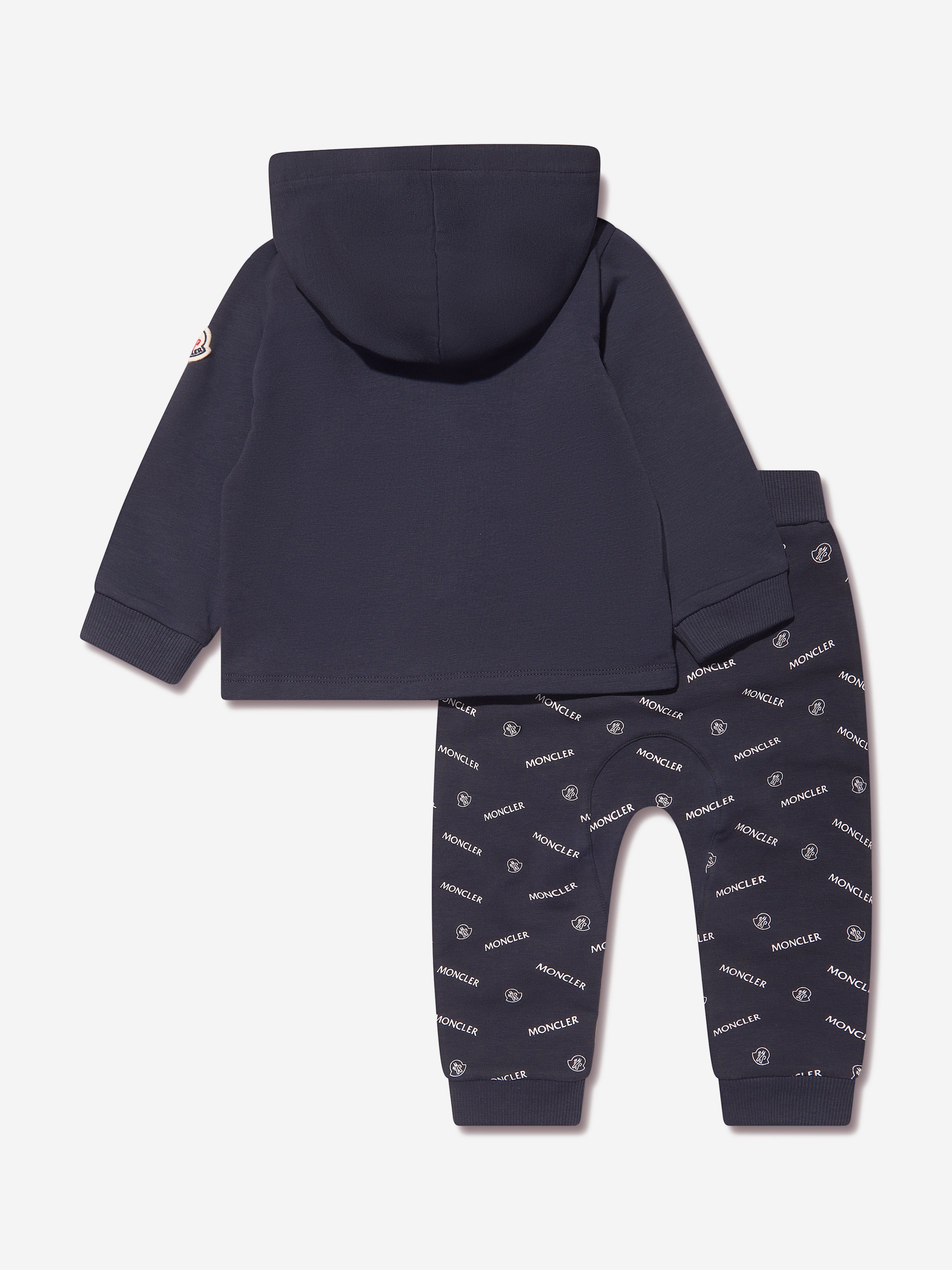 Moncler Enfant Baby Logo Tracksuit in Navy