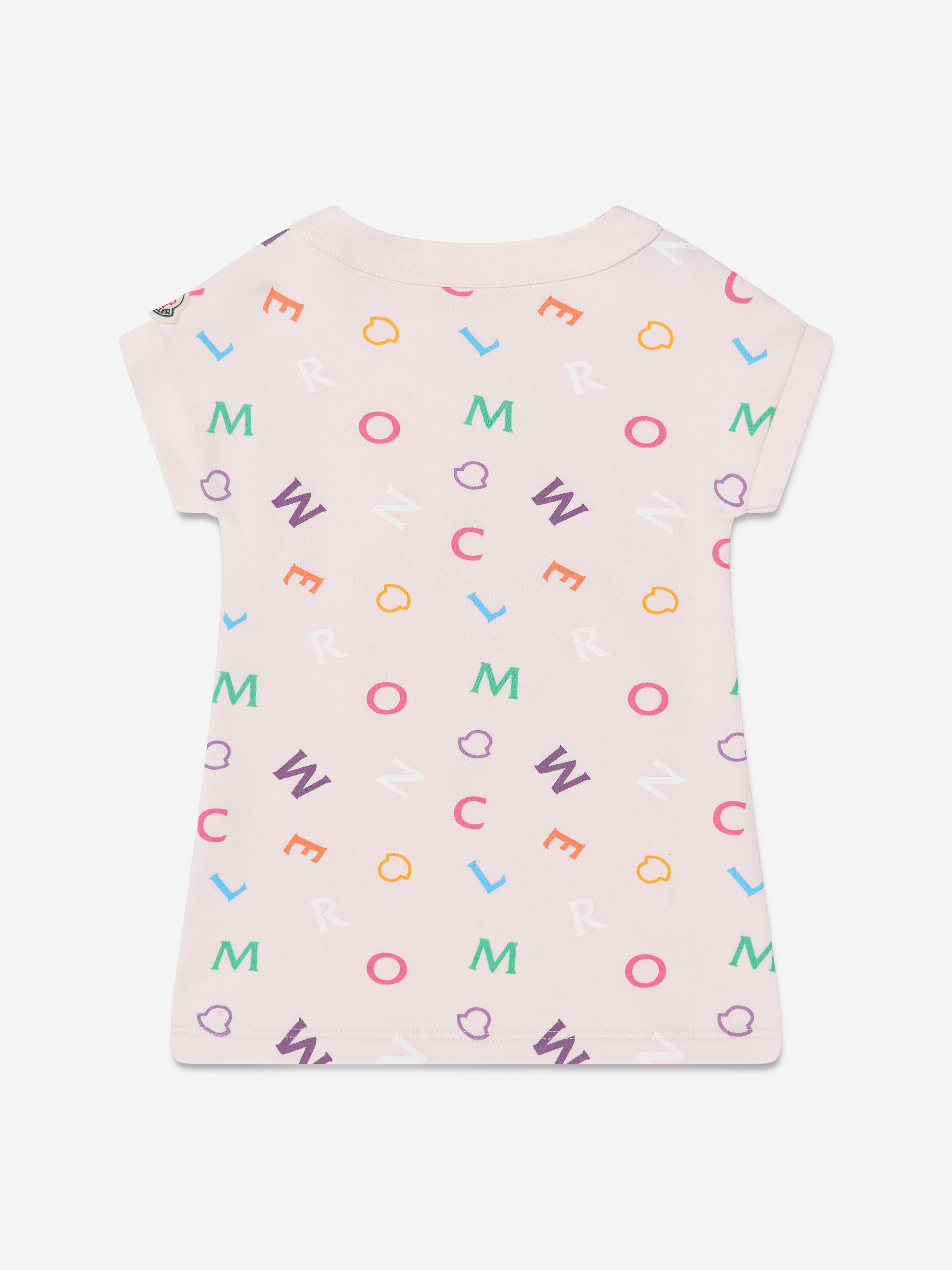 Moncler Enfant Baby Girls Logo Dress in Pink