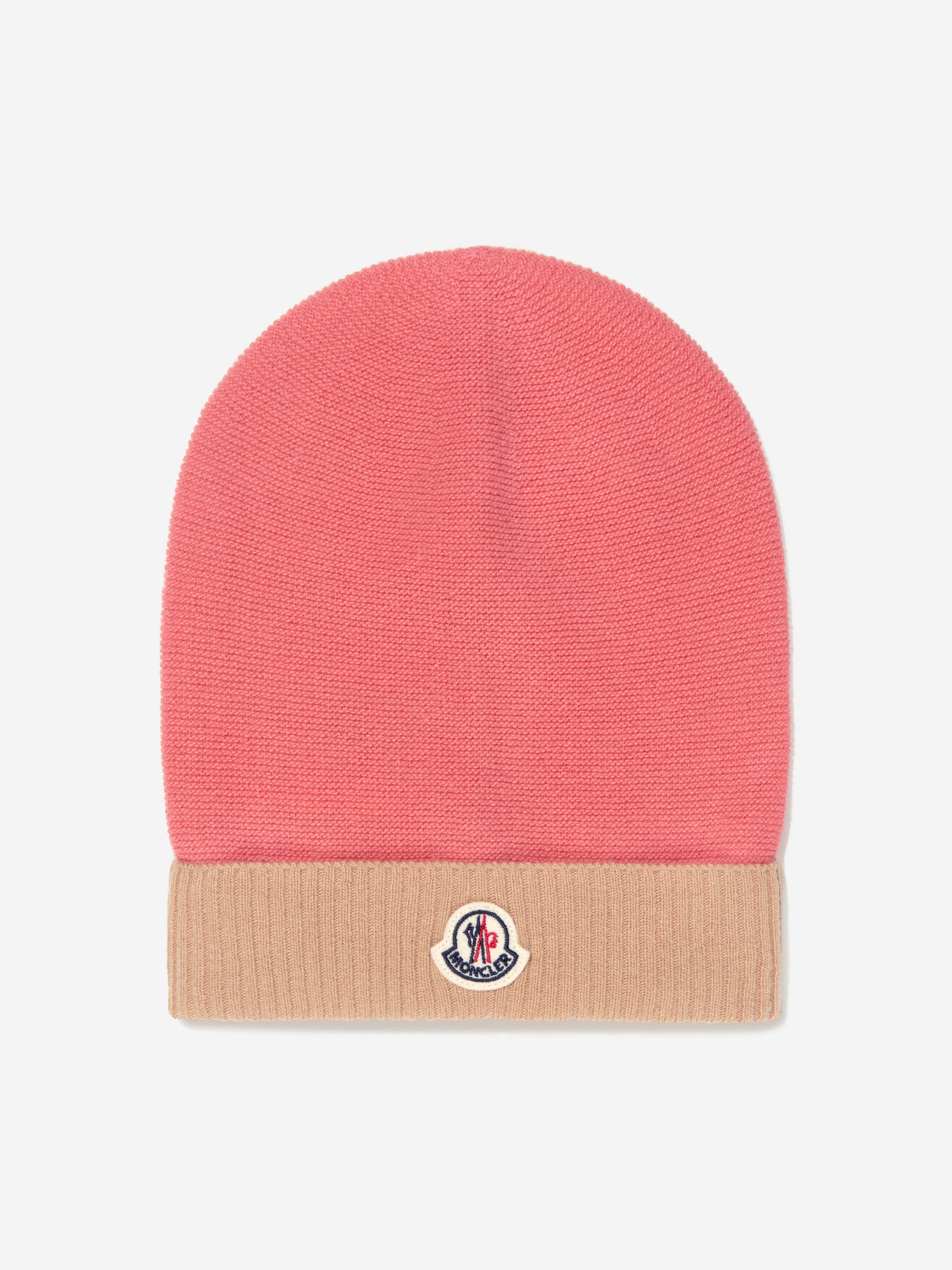 Moncler Enfant Girls Wool Knitted Logo Hat