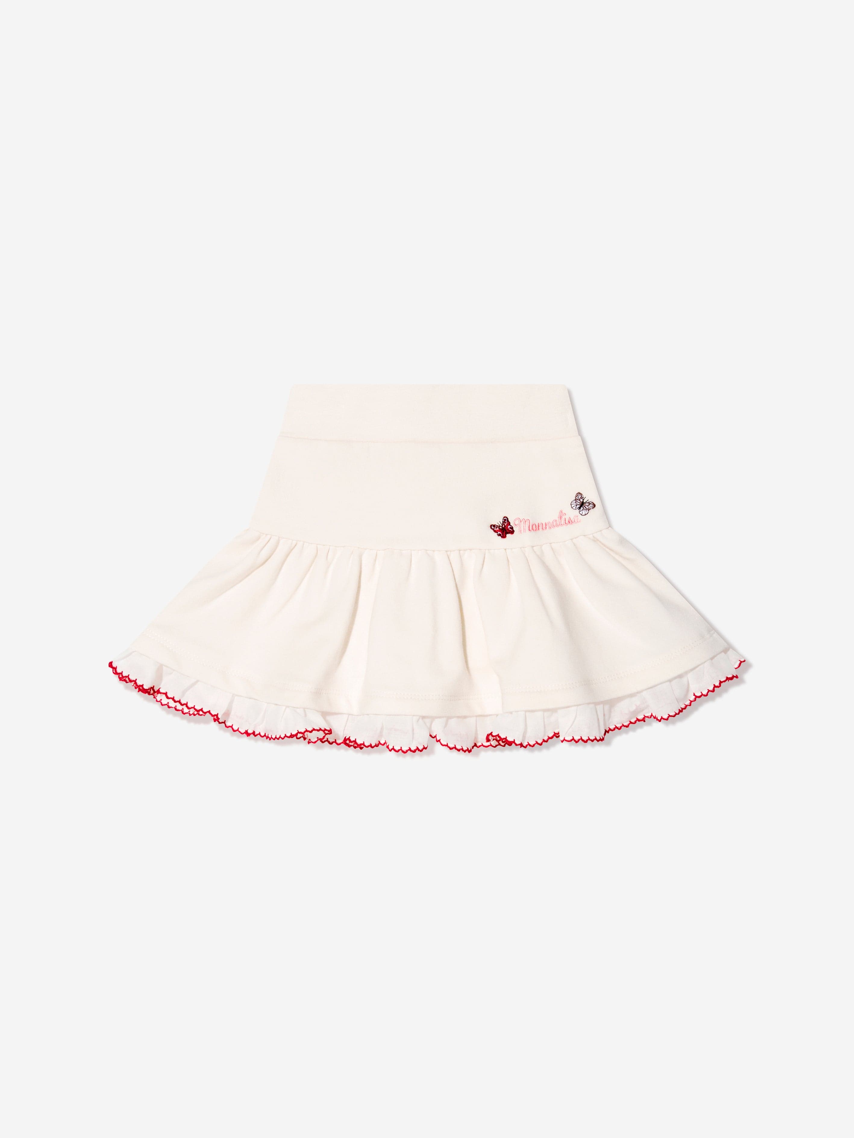 Monnalisa Baby Girls Logo Skirt