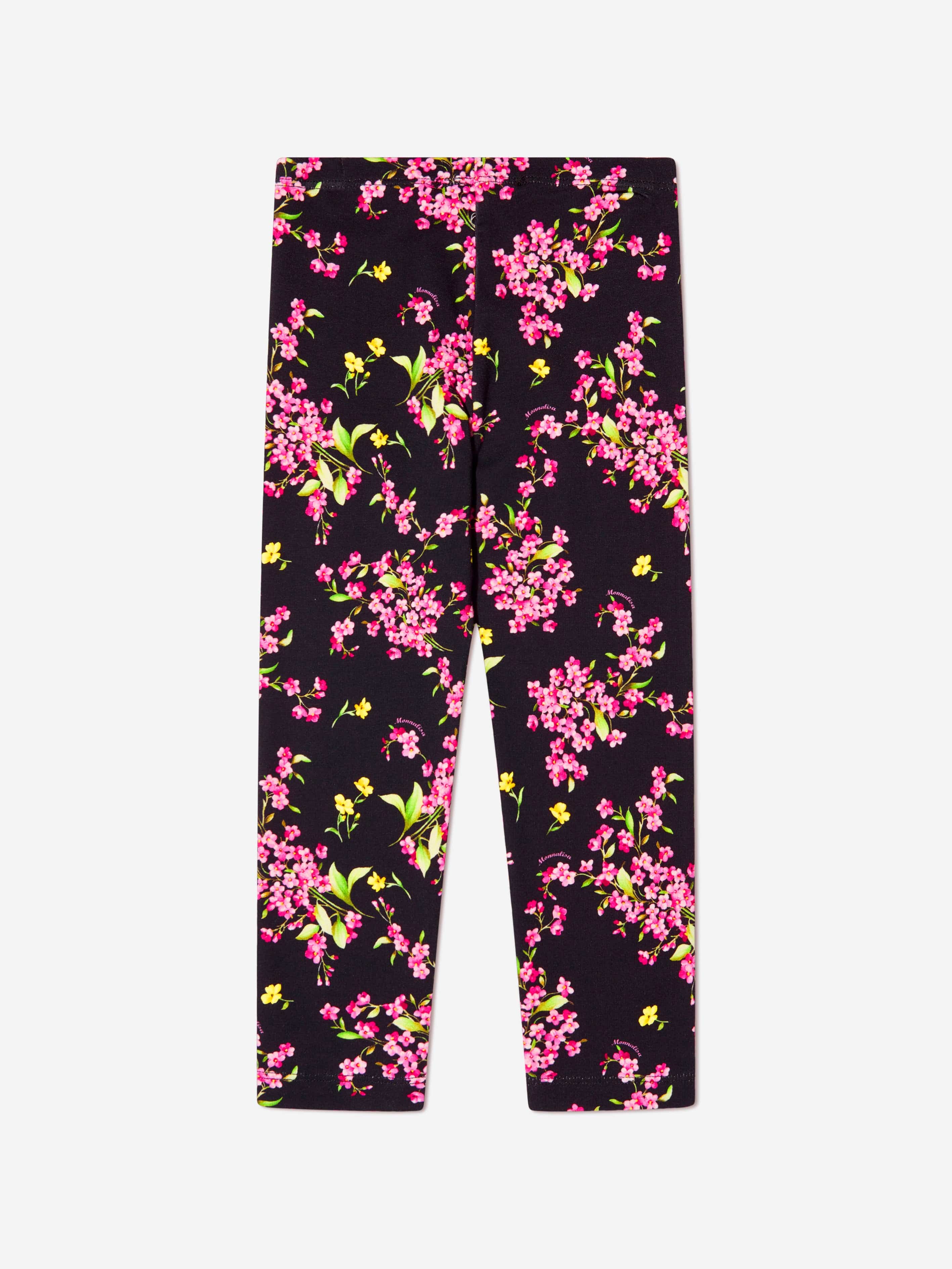 Monnalisa Girls Floal Print Leggings