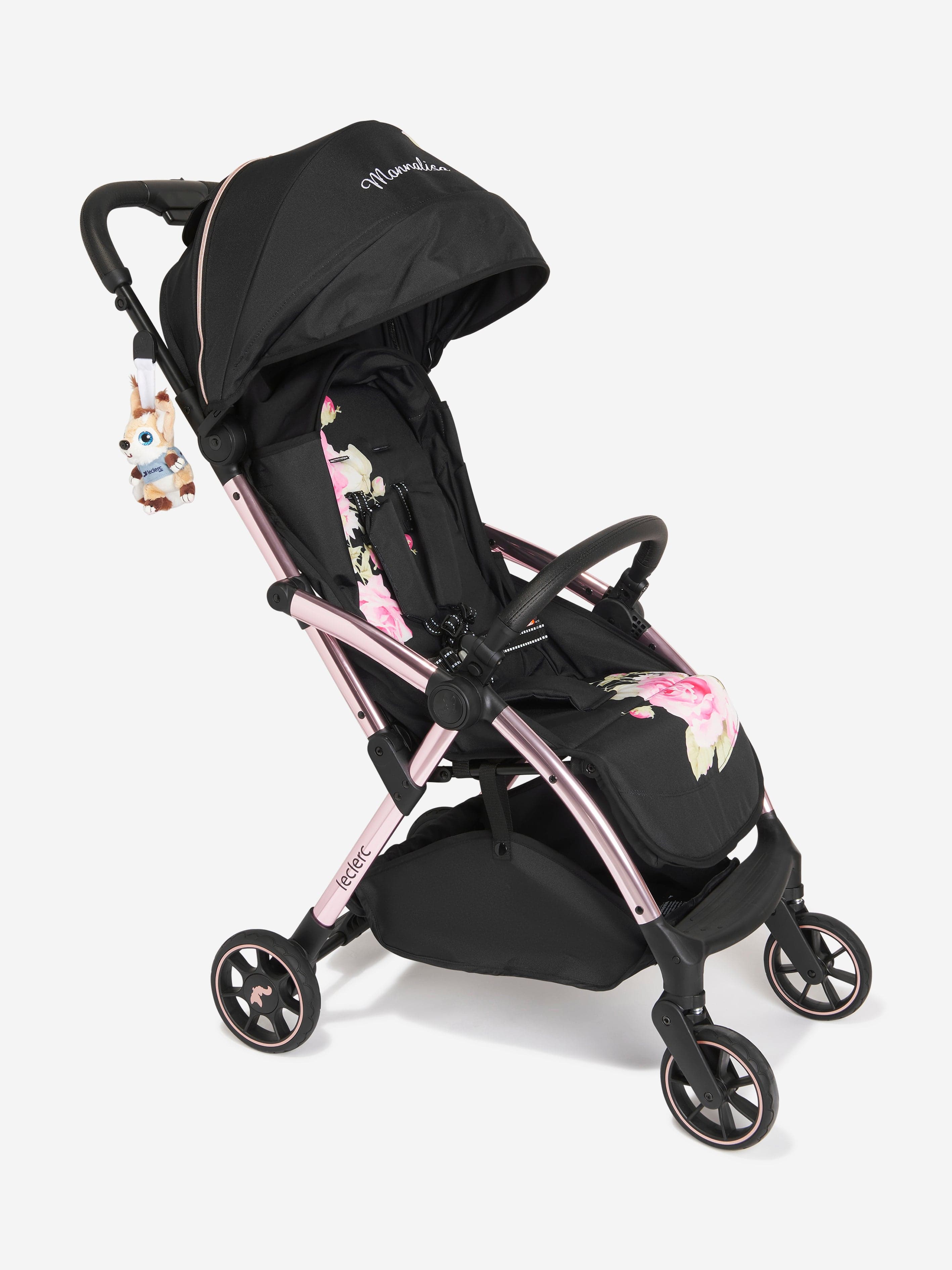 Monnalisa Baby Floral Print Stroller (H:101.5cm)