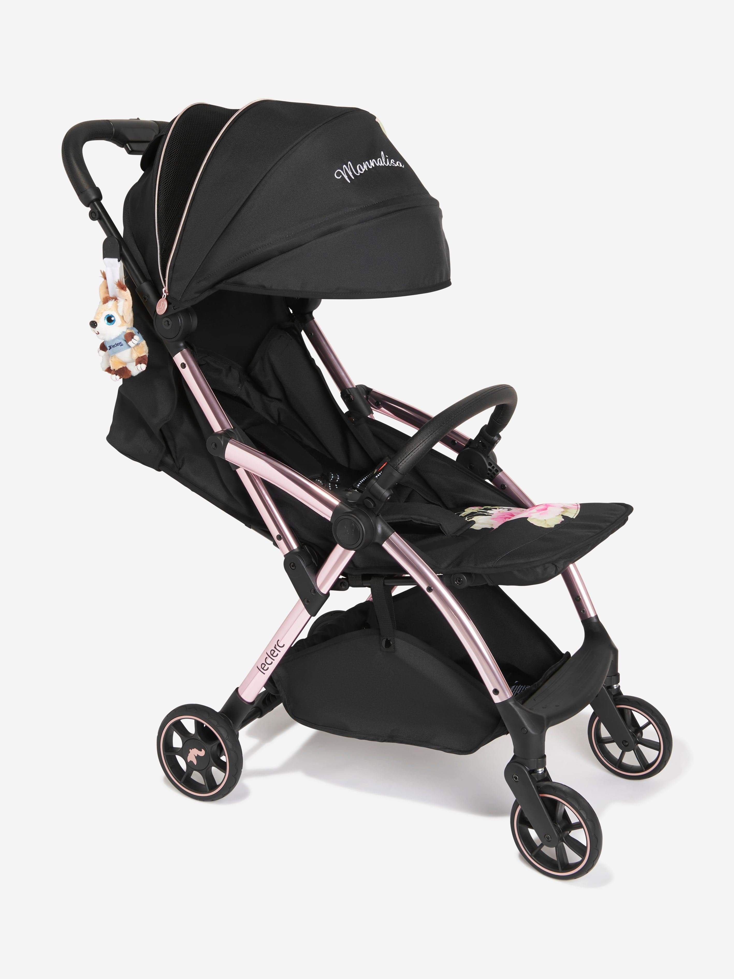 Monnalisa Baby Floral Print Stroller (H:101.5cm)