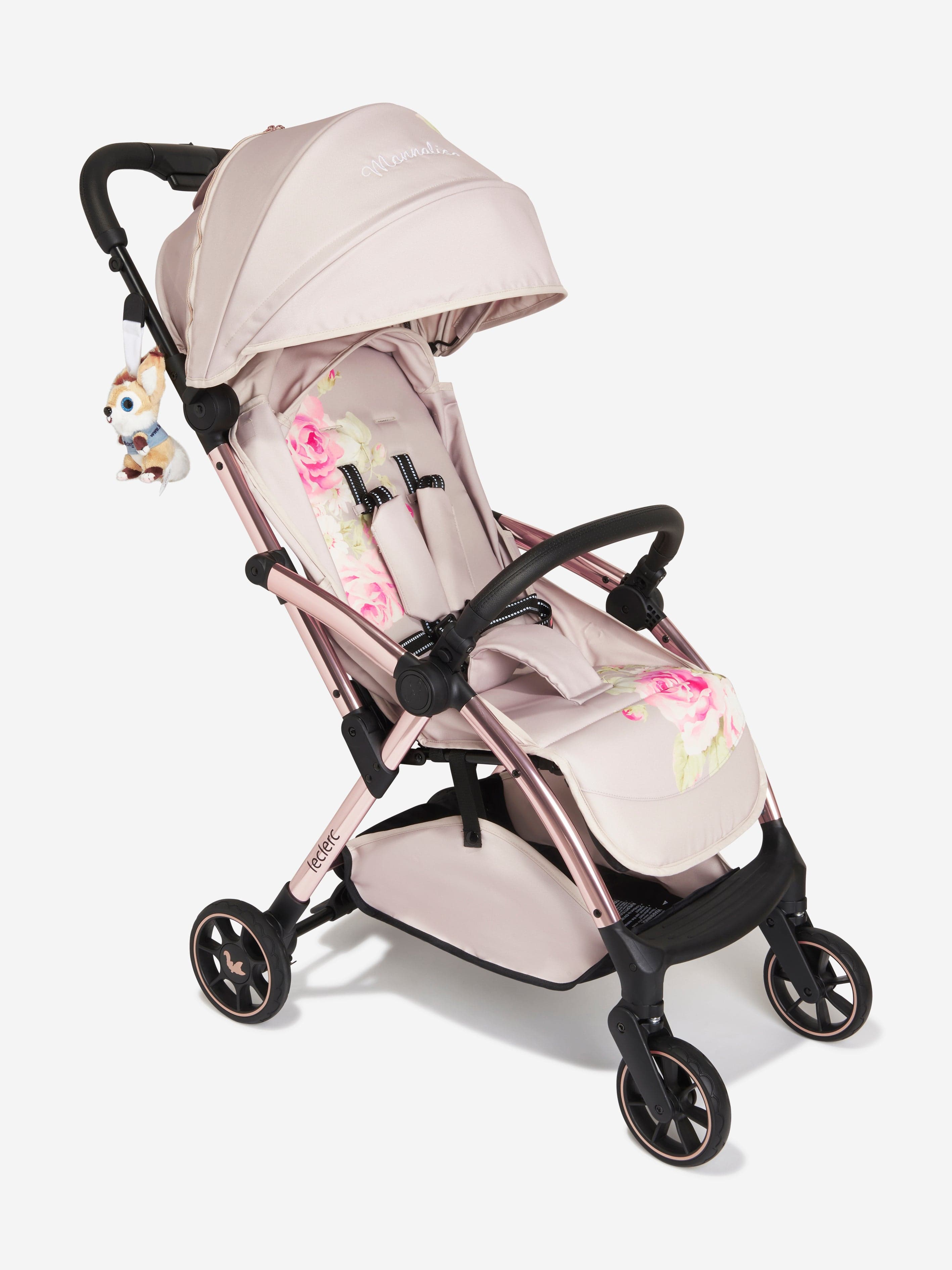 Monnalisa Baby Floral Print Stroller (H:101.5cm)