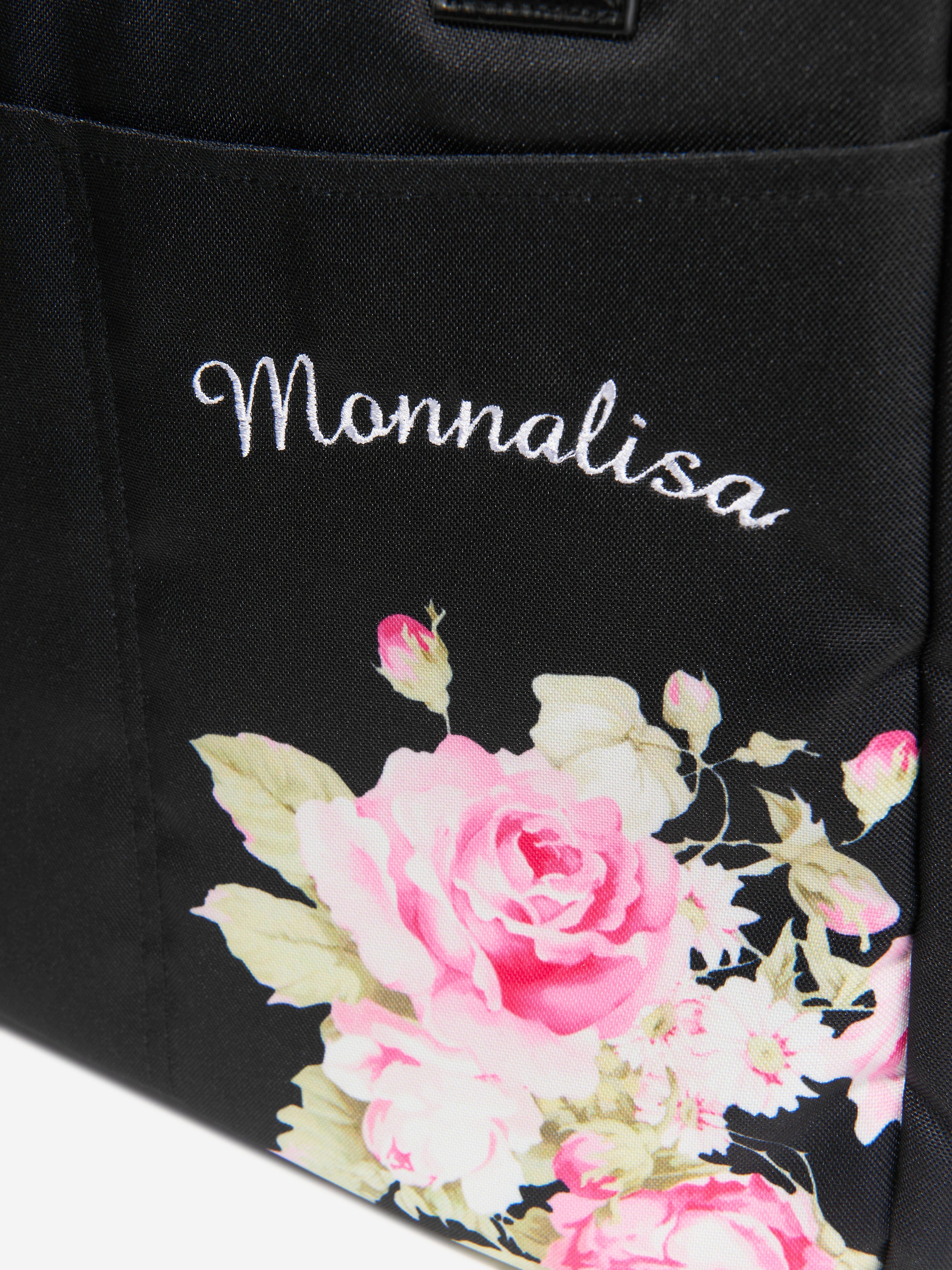 Monnalisa Baby Girls Floral Print Changing Bag